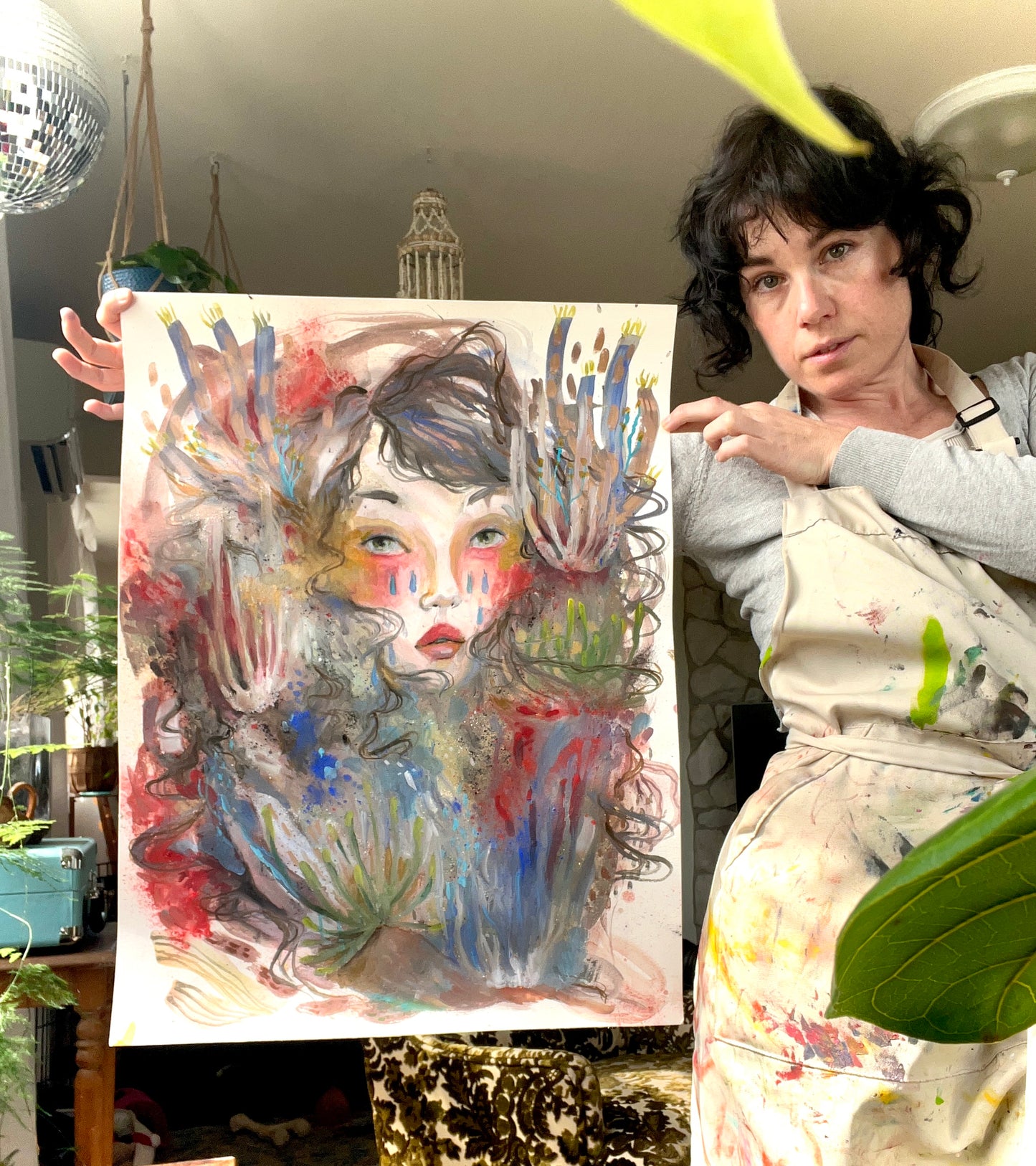 Original mixed media piece: Severed Roots
