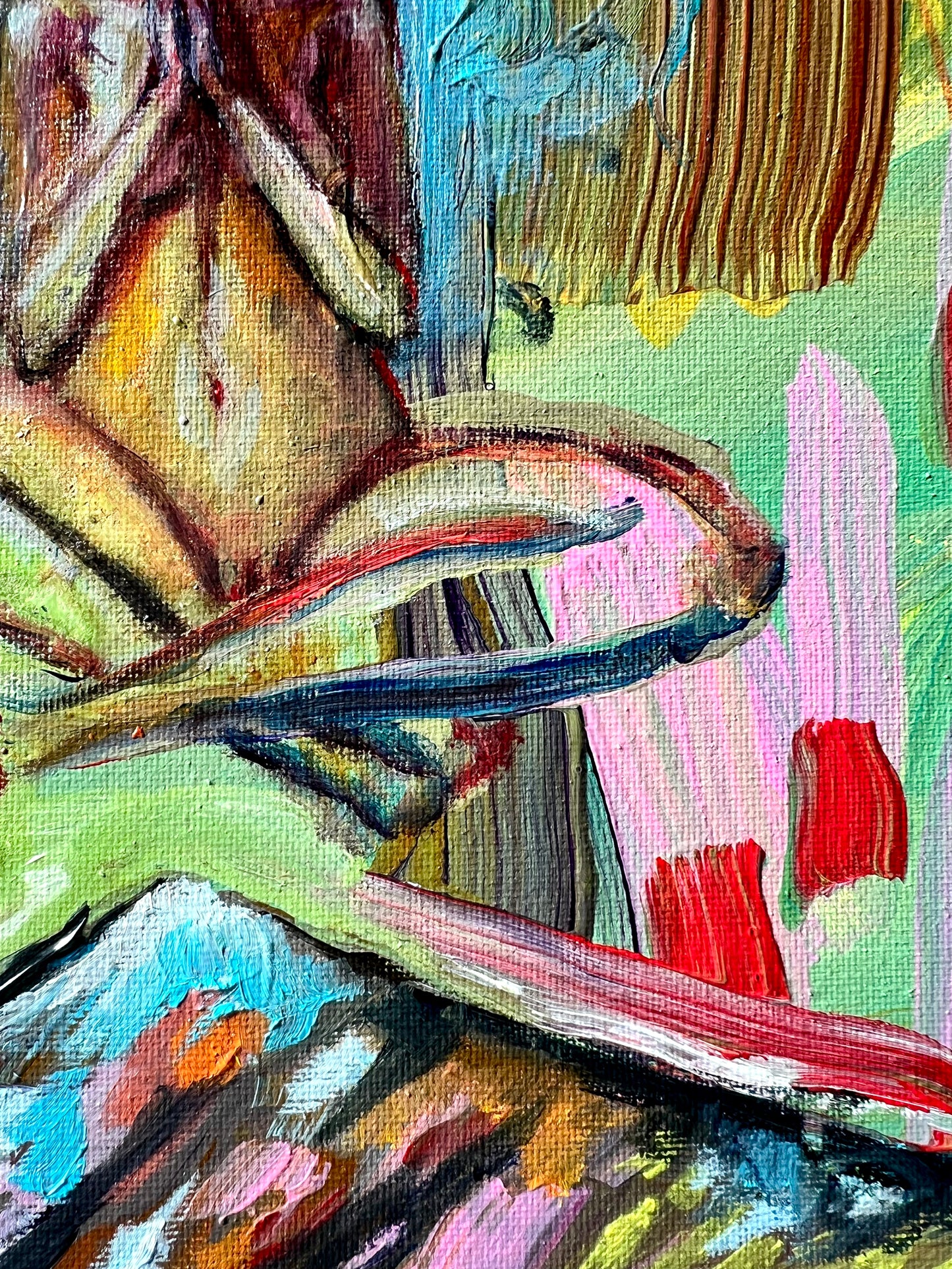 Original mixed media painting: Forsaken