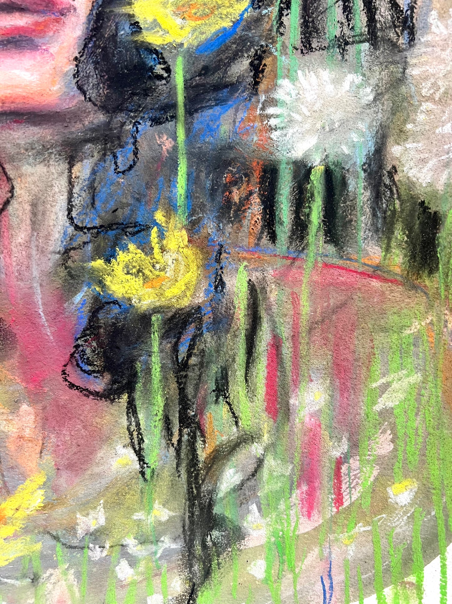 Pastel/mixed media piece: Dream Swept
