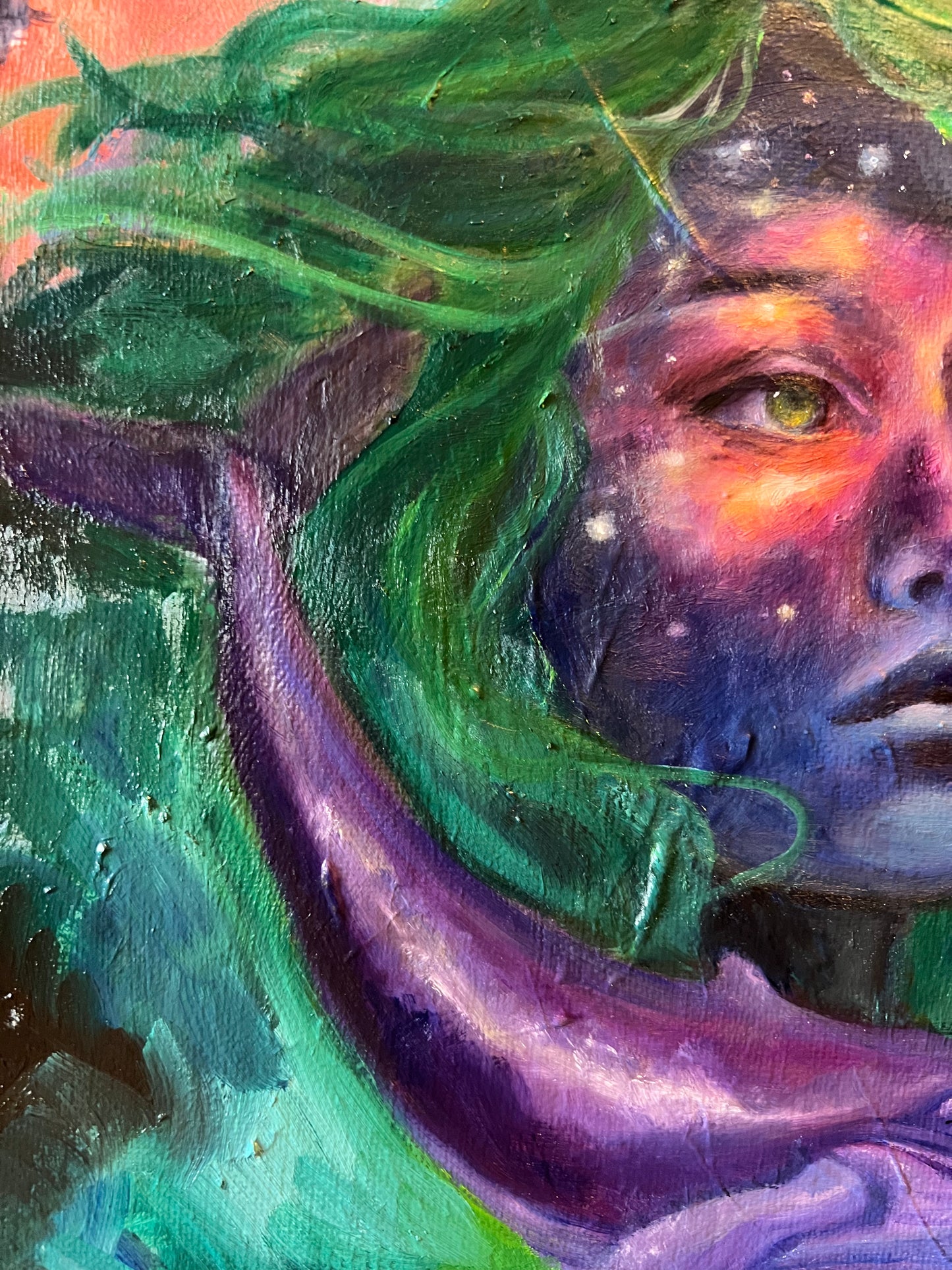 Original oil painting: Beyond This World