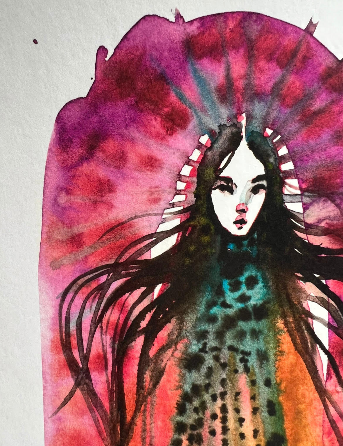 Original watercolor print: The Vessel