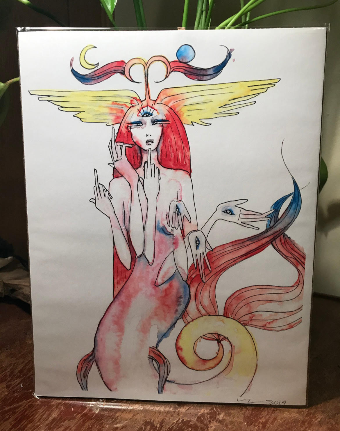 Siren Of Power (original art print)