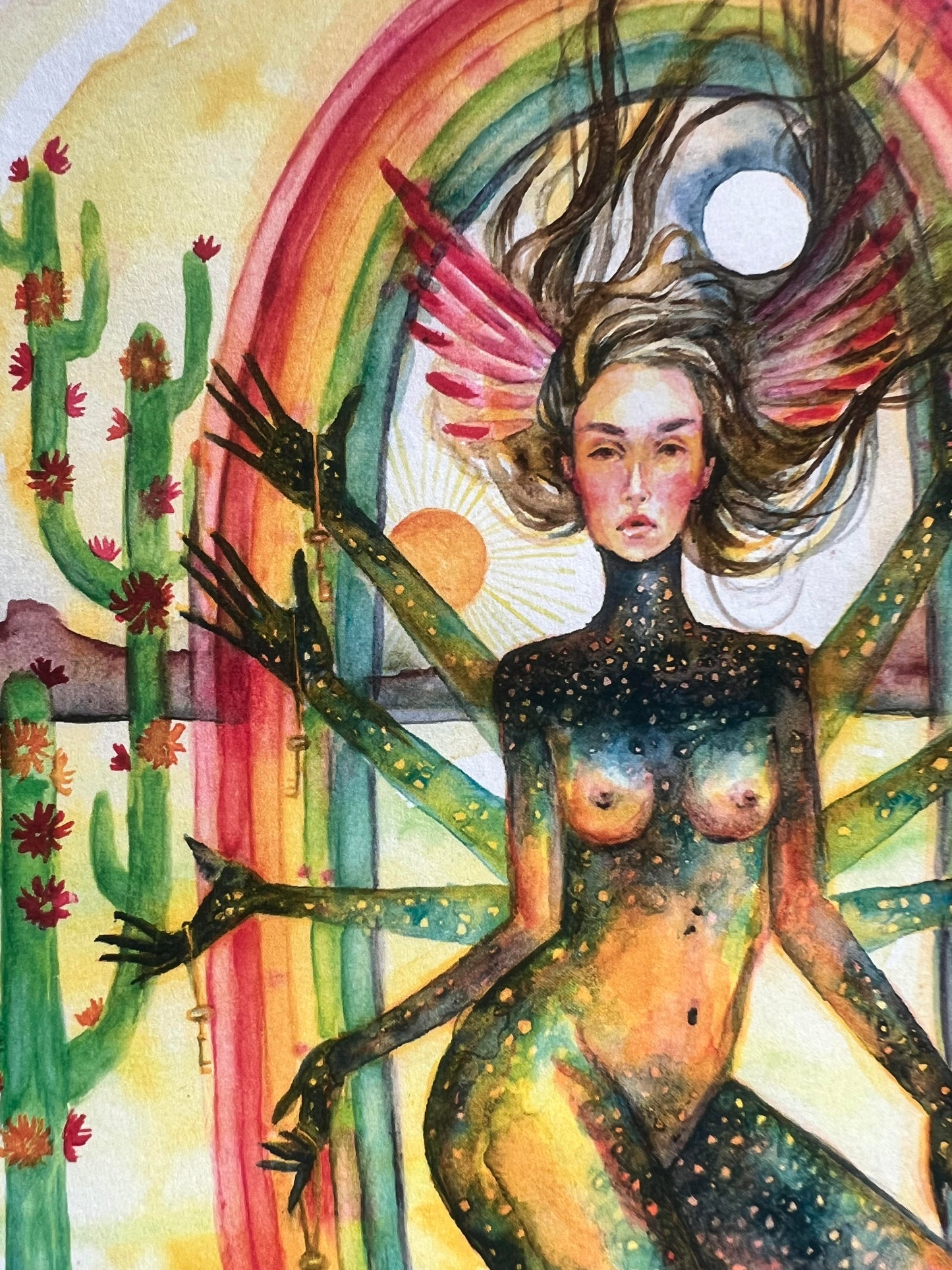Original watercolor print: Universal Truth