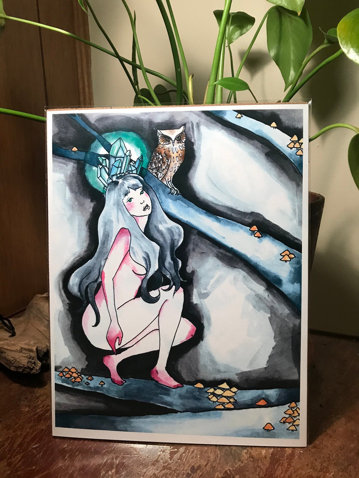 Forest Fae (original art print)