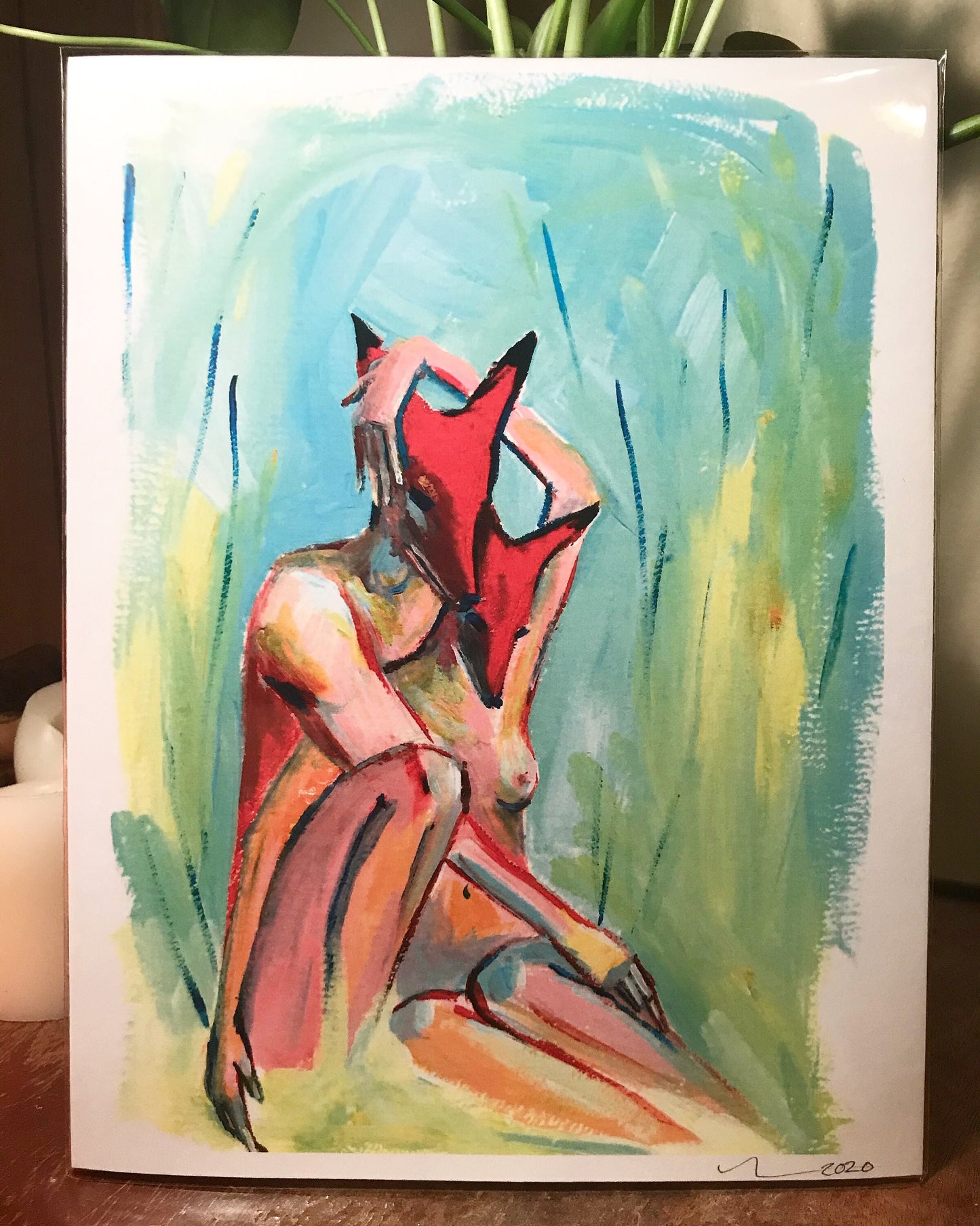 We Found Our Way (original art print)