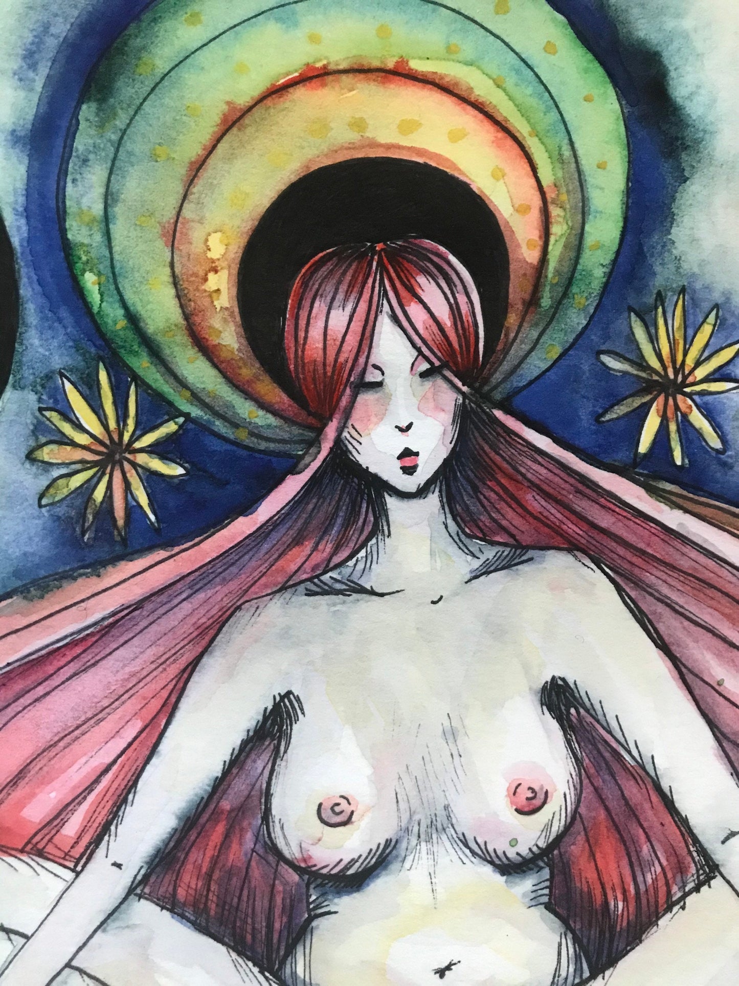 Lunar Intuition (original art giclee print)