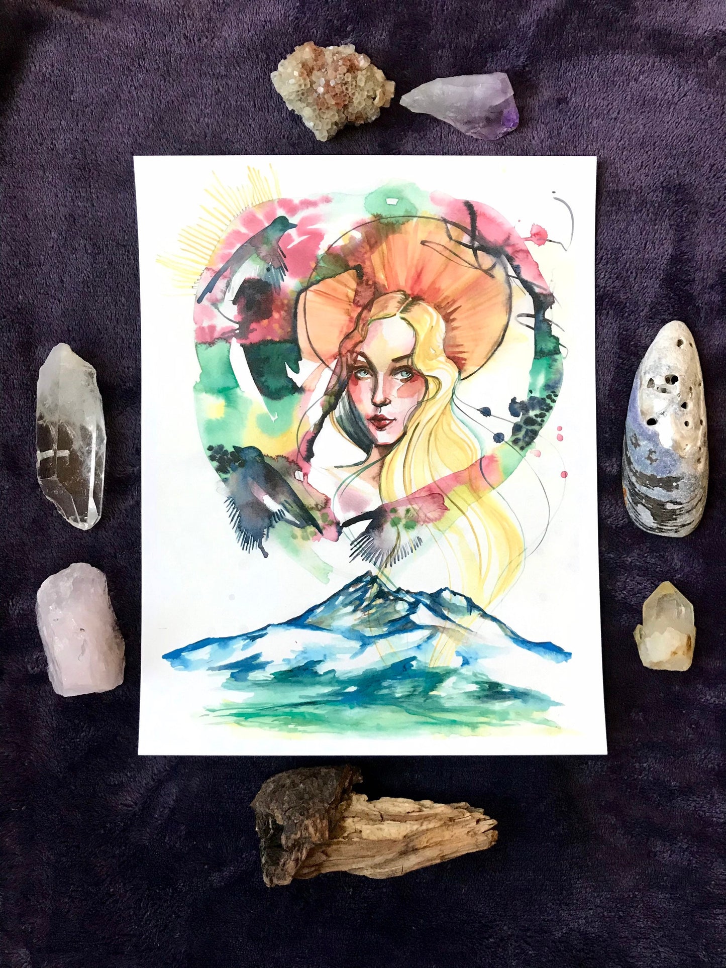 The Summit (original art print)