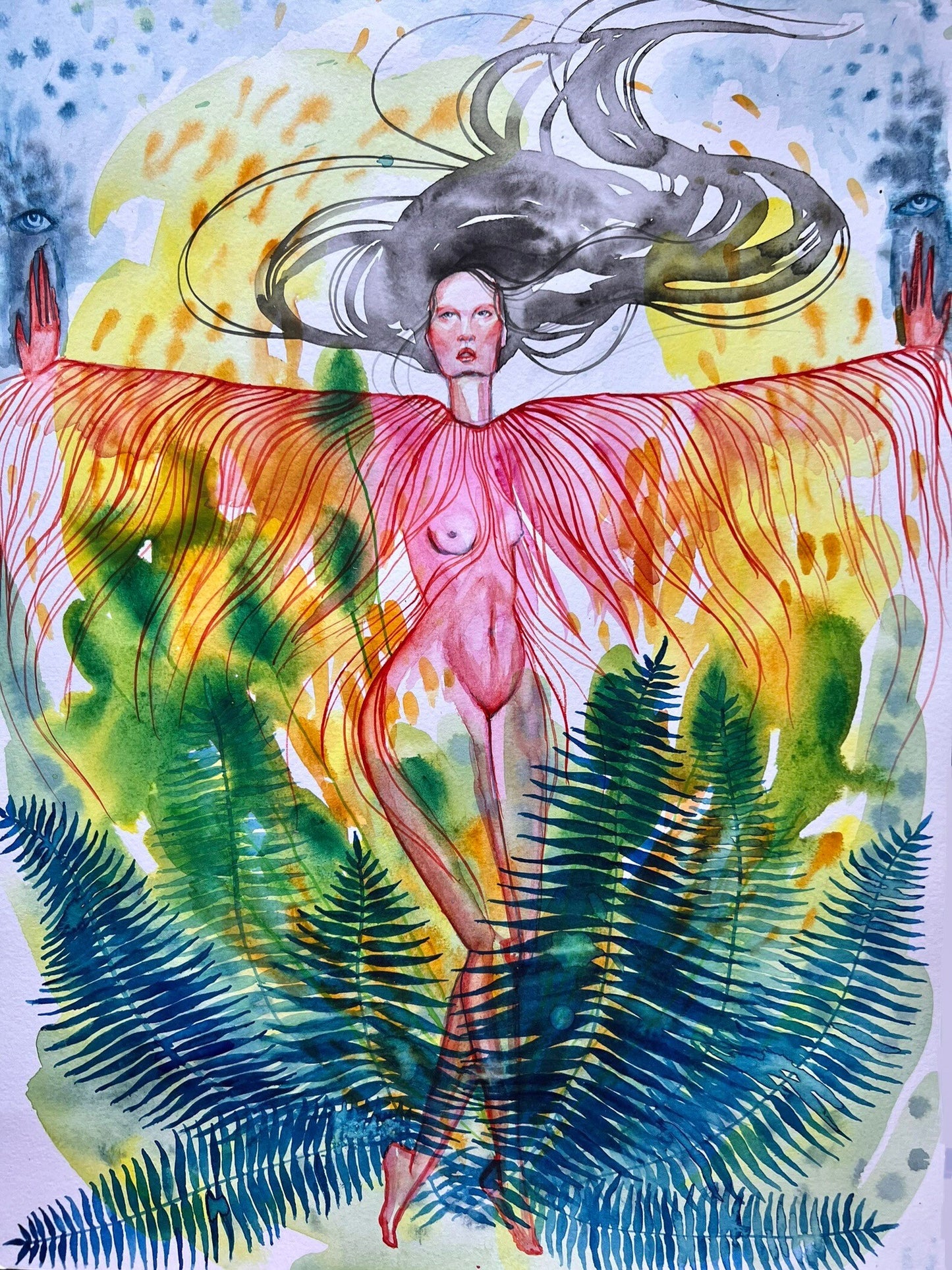Winds Of Change 12x16 (original art Giclee print)