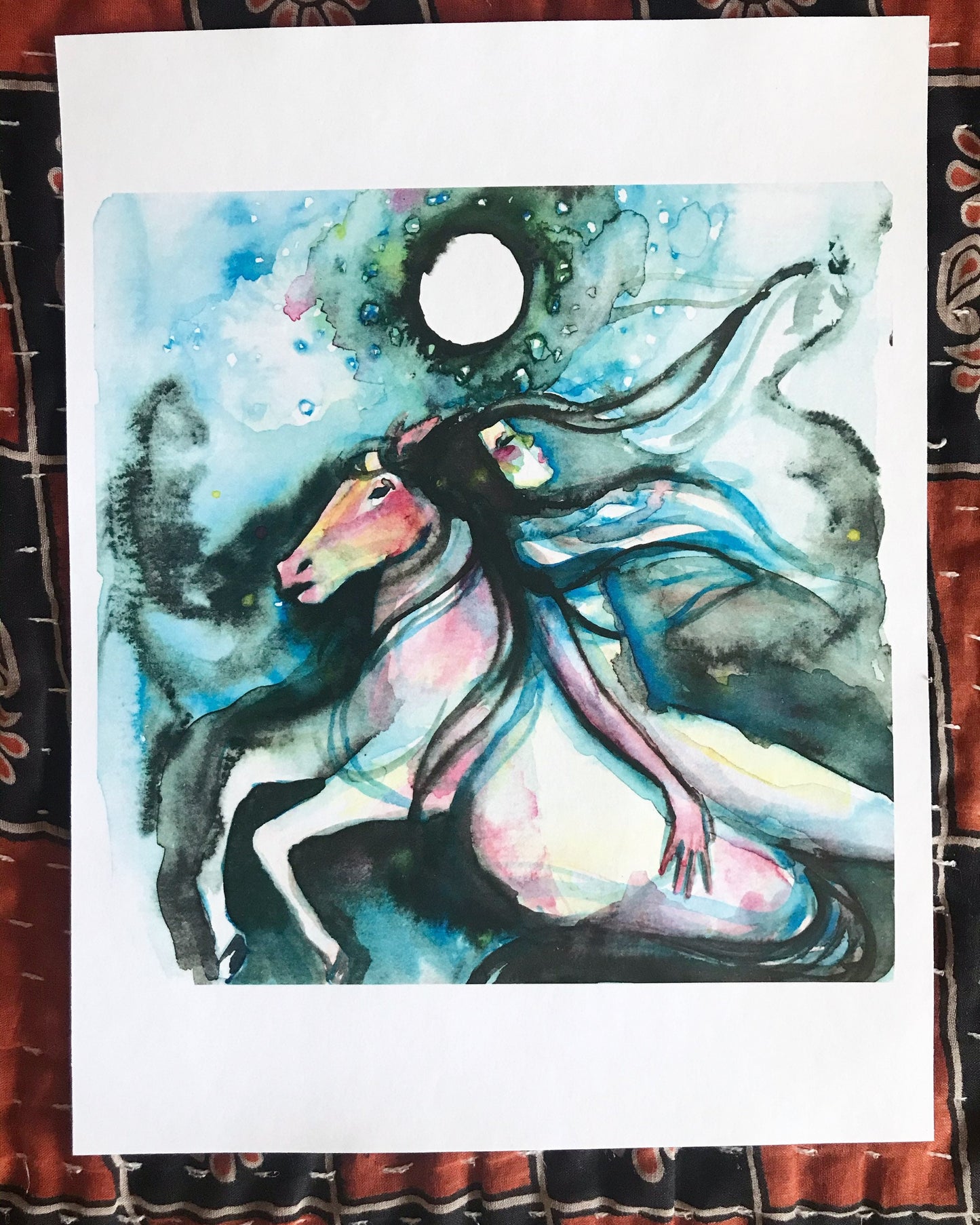 Night Ride (original art print)