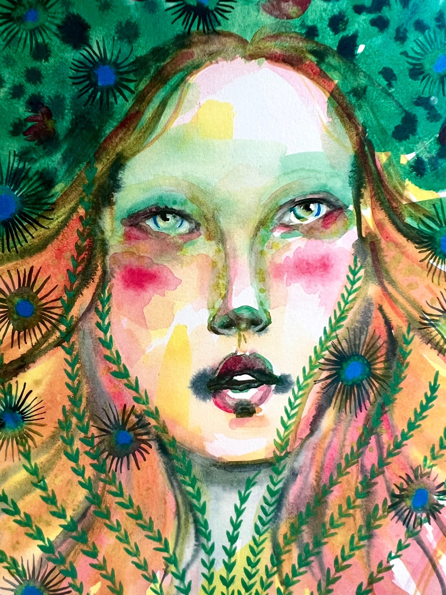 Shekinah (original watercolor art 8.5x11 print)