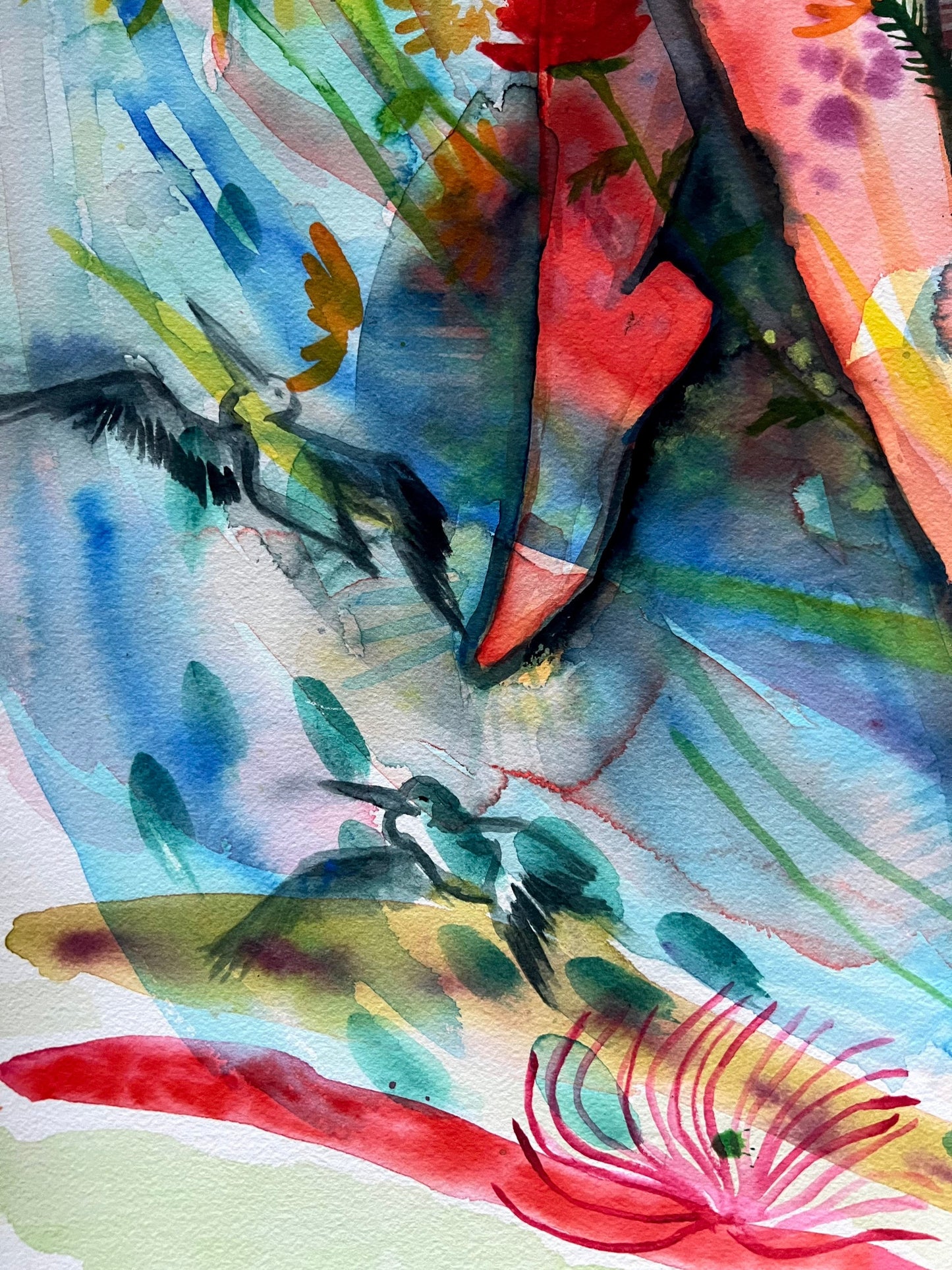 Original art giclee print: Of Land And Sea