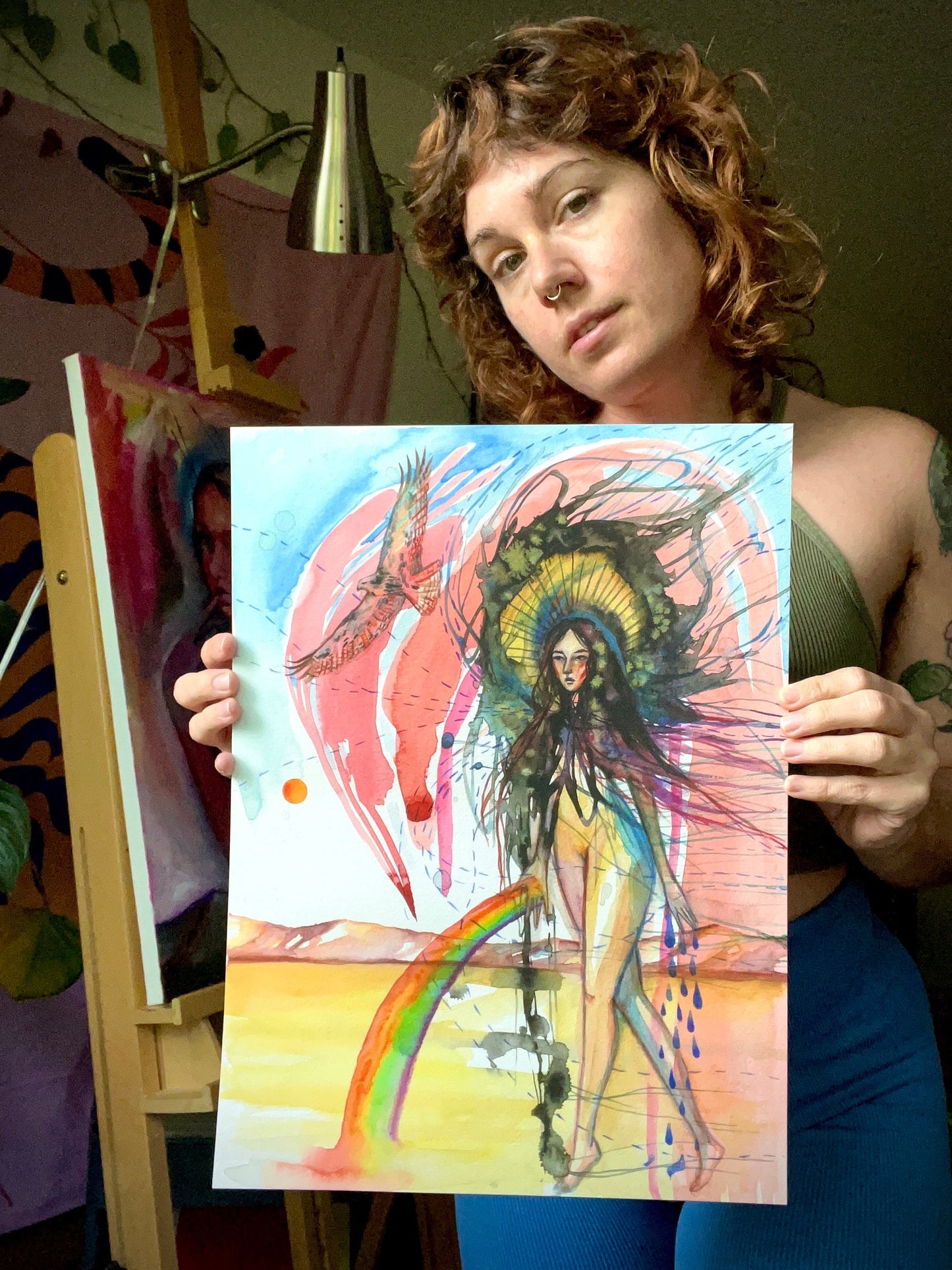 Original art giclee print: The Things We Carry