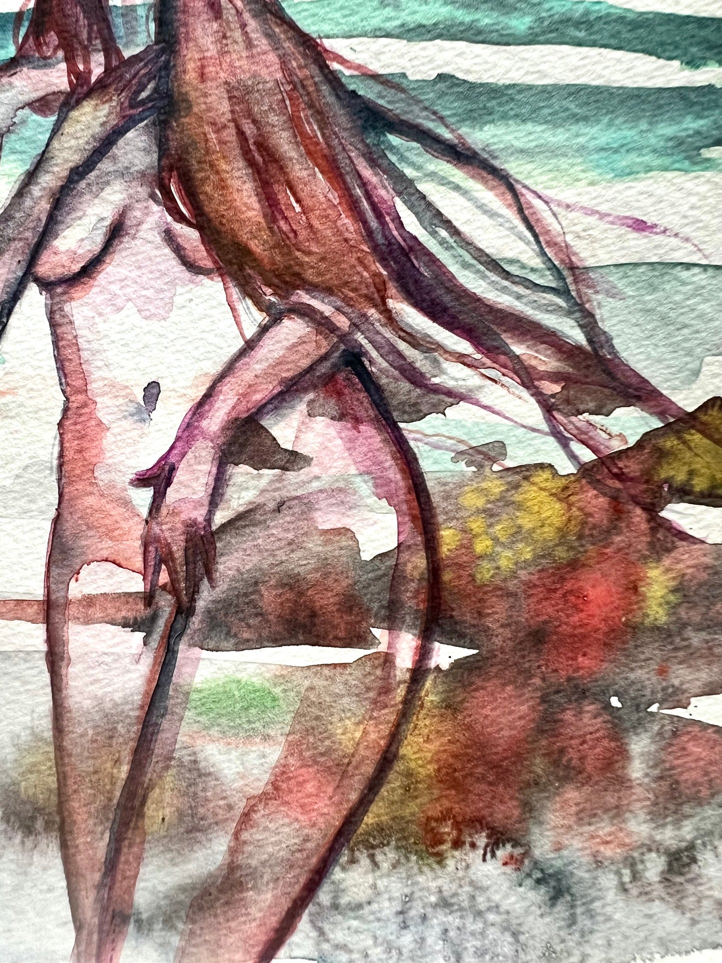 Original watercolor painting: Oceans Of Truth