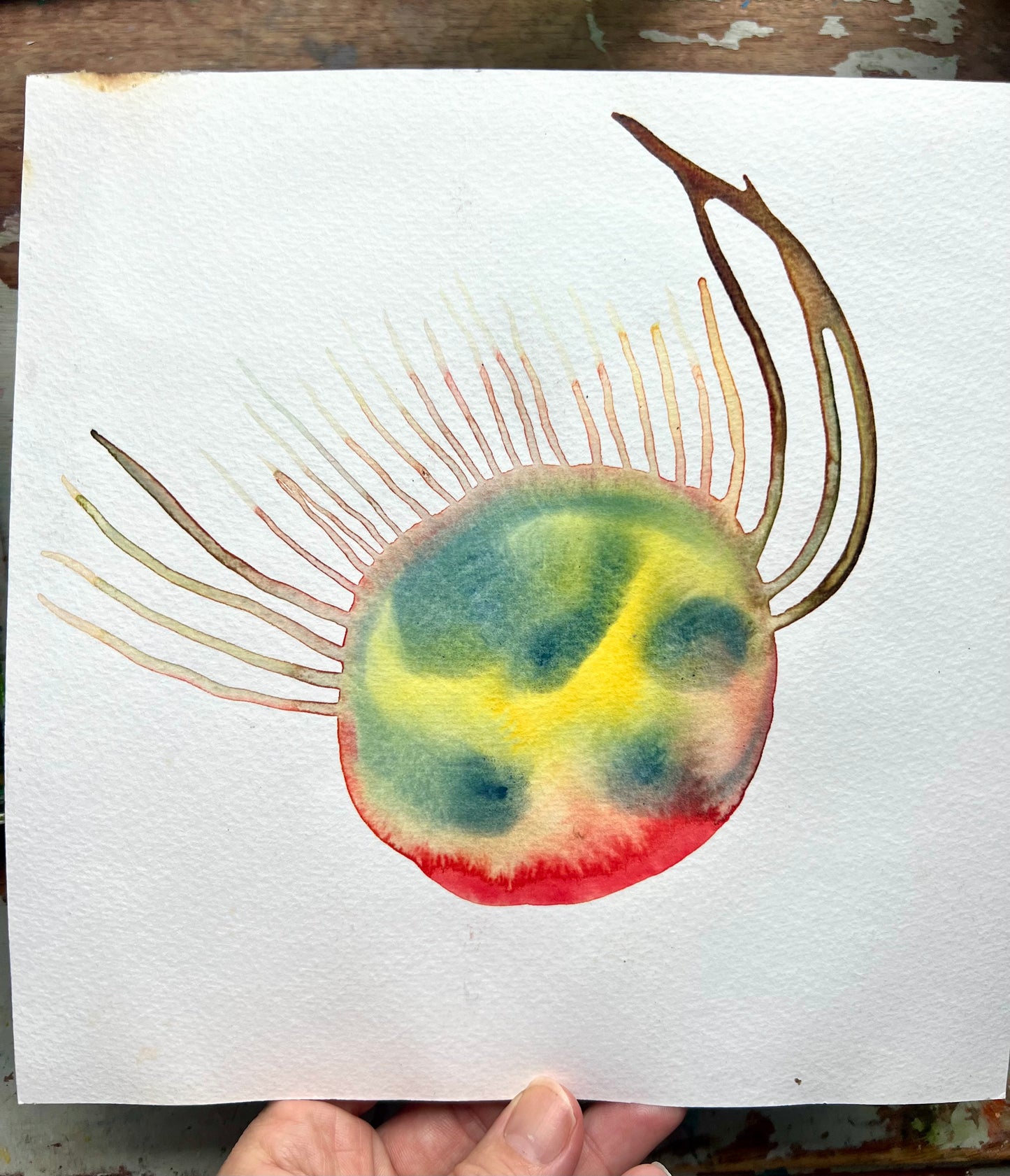 Original watercolor painting: Oceans Of Truth