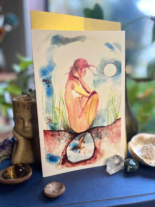 A Whisper Inside Me Greeting Card