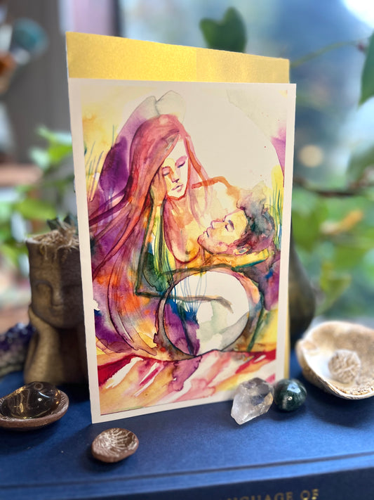 The Spaciousness To Receive  Greeting Card