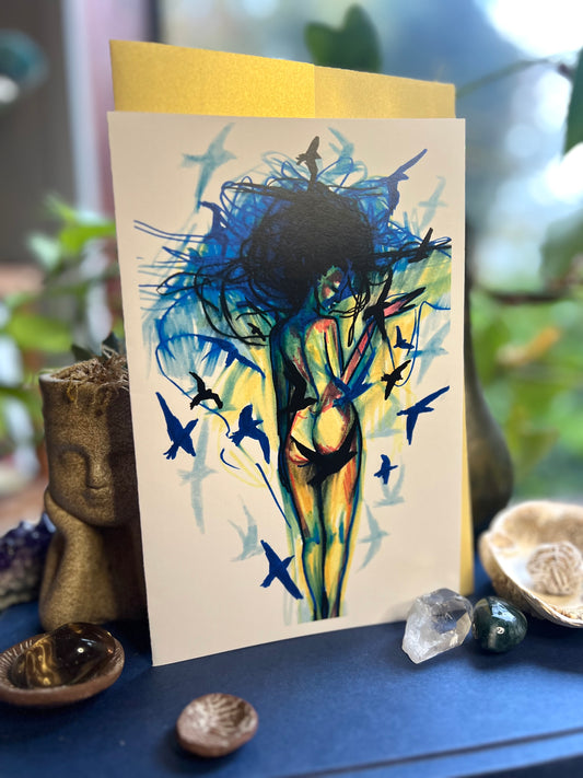 The Birds Greeting Card