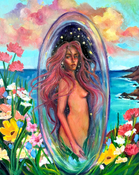 Original oil painting: The Portal To Truth