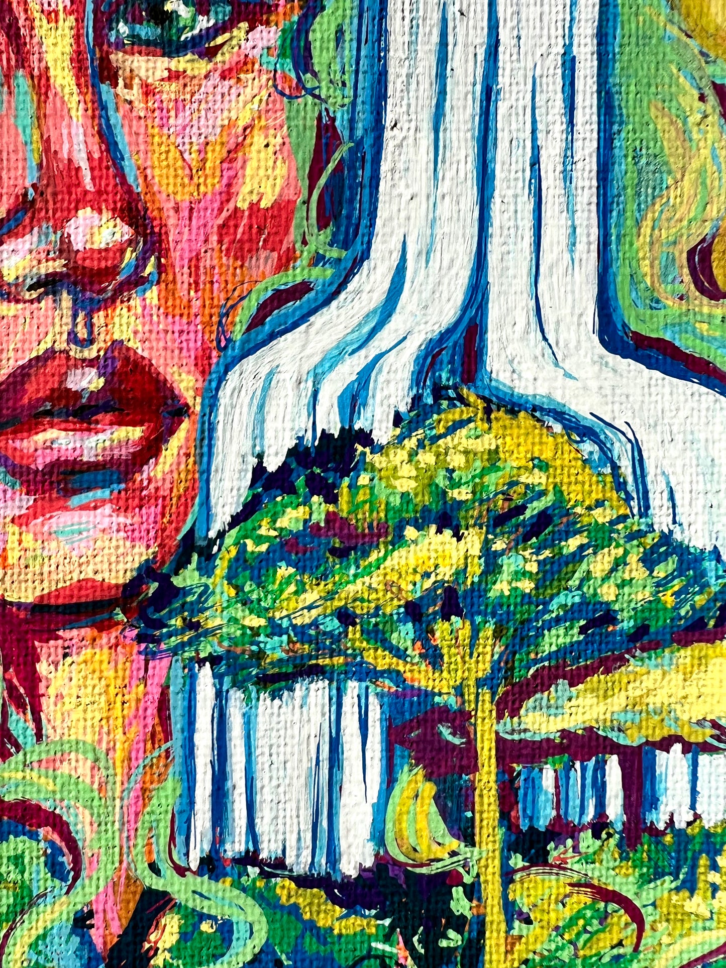 Orginal Posca painting: Protected Dreams