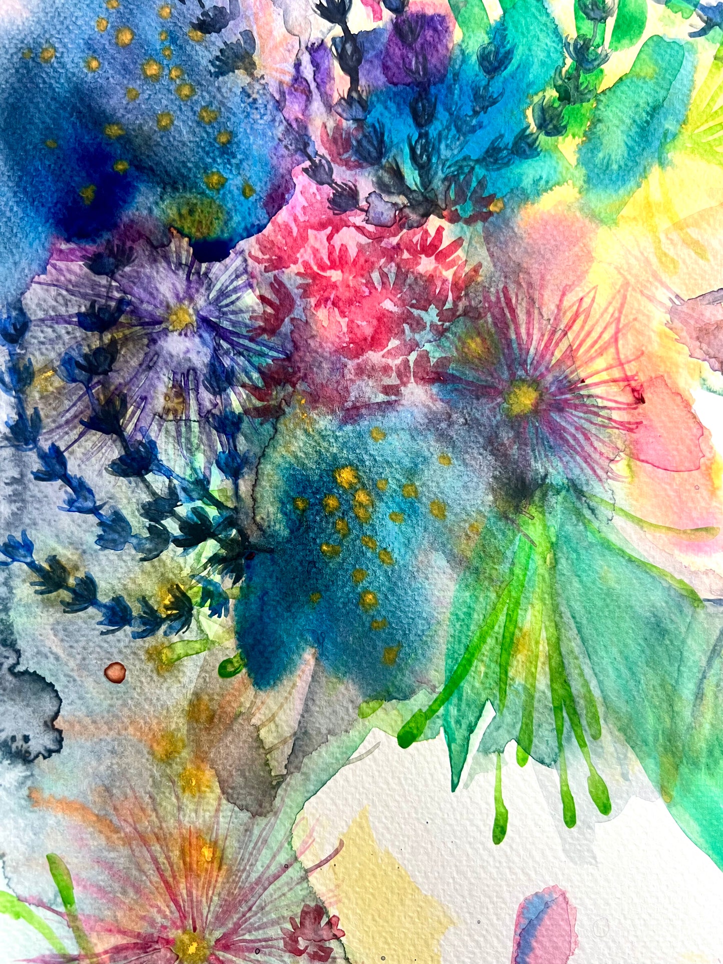 Original watercolor painting: Heavy Water