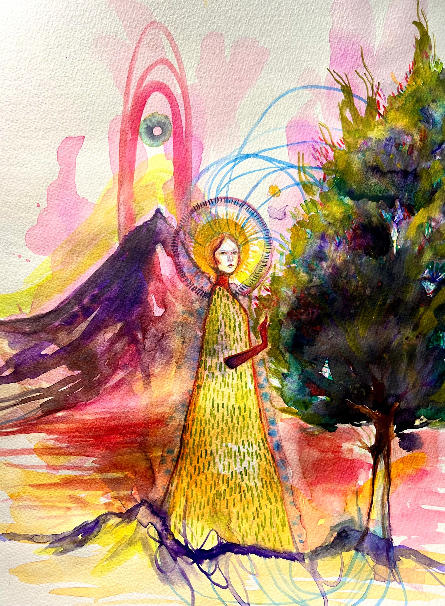 Original watercolor painting: Systemic