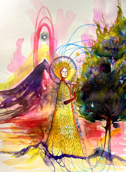 Original watercolor painting: Systemic