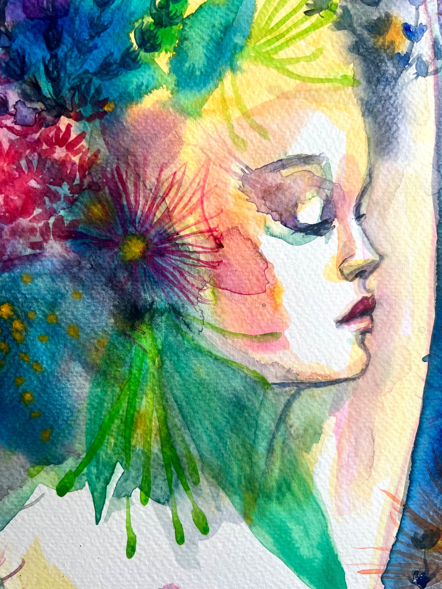 Original watercolor painting: Heavy Water