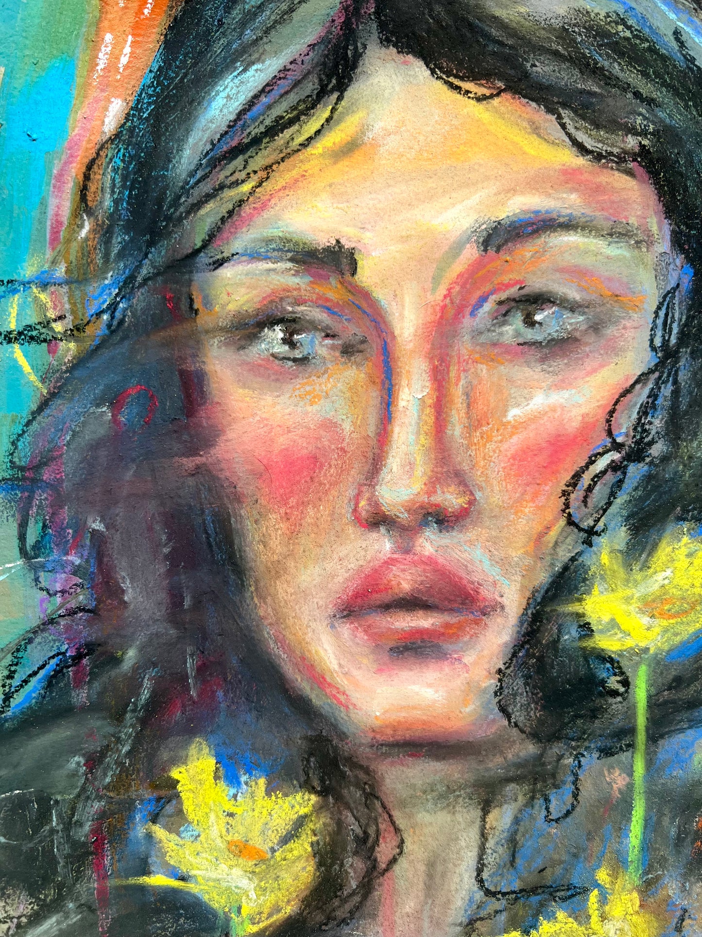 Pastel/mixed media piece: Dream Swept