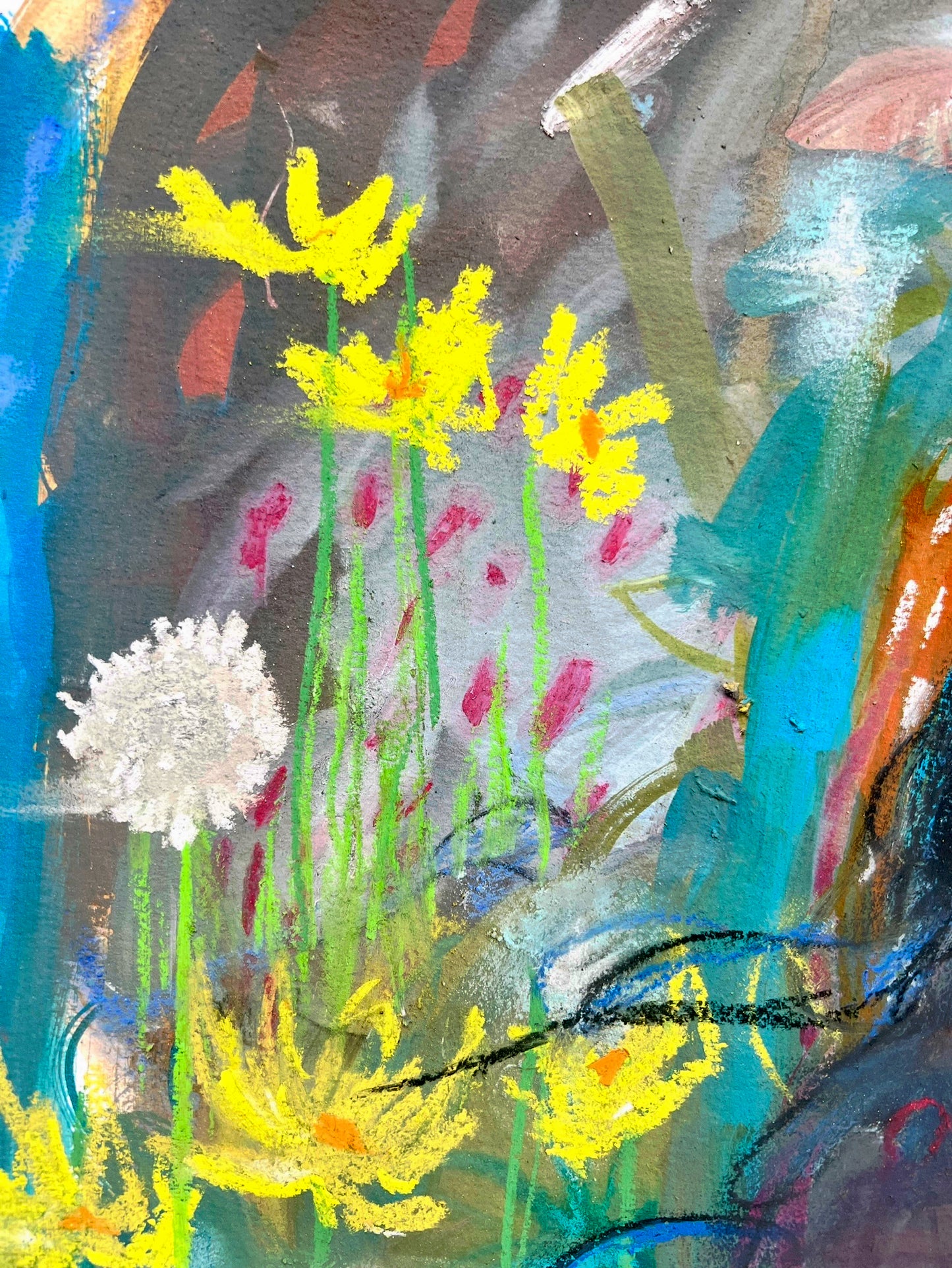 Pastel/mixed media piece: Dream Swept