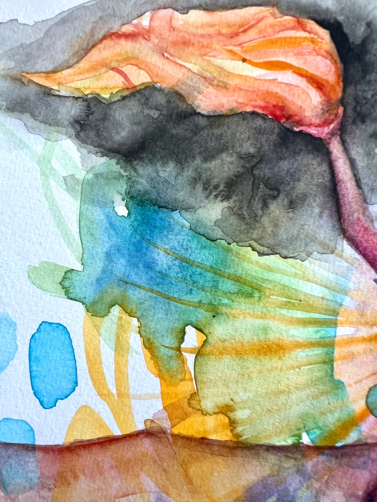 Original watercolor painting: The Cost Of Victory