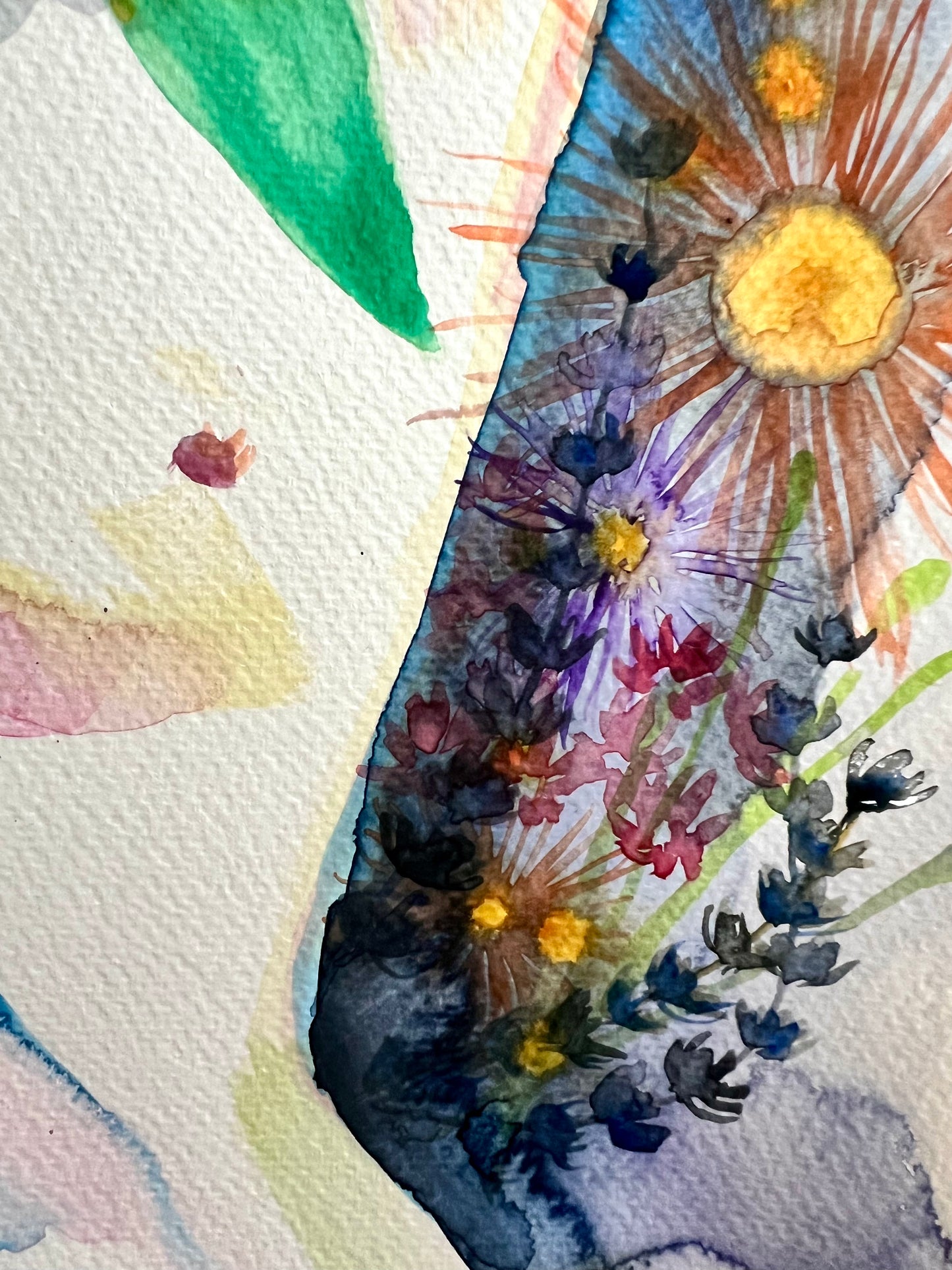Original watercolor painting: Heavy Water