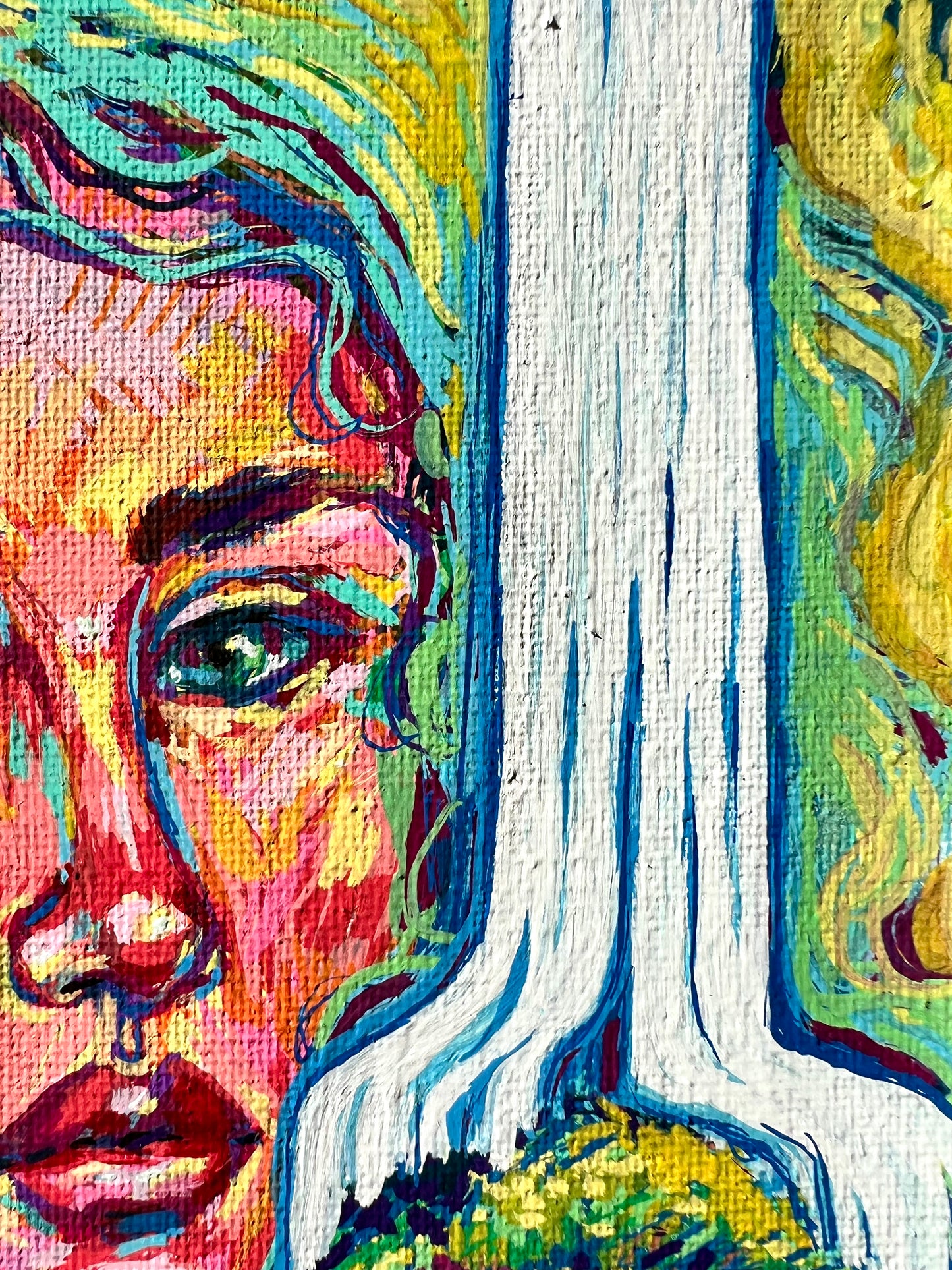 Orginal Posca painting: Protected Dreams