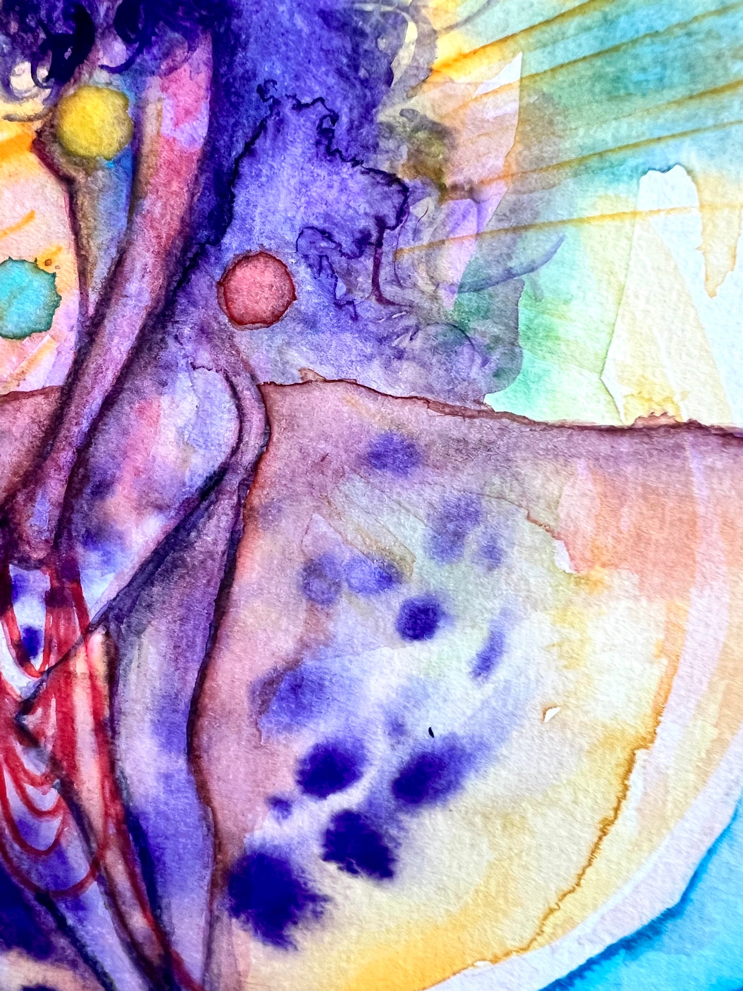Original watercolor painting: The Cost Of Victory