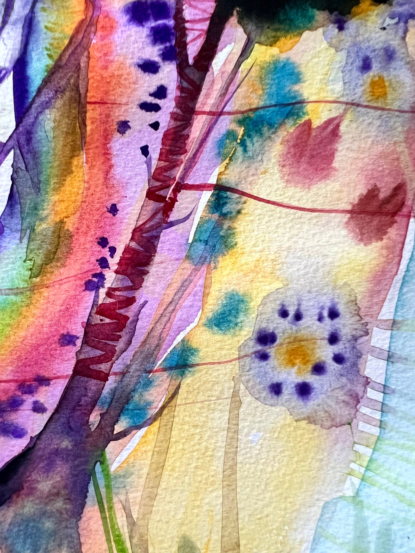 Original watercolor painting: The Tree Of New Beginnings