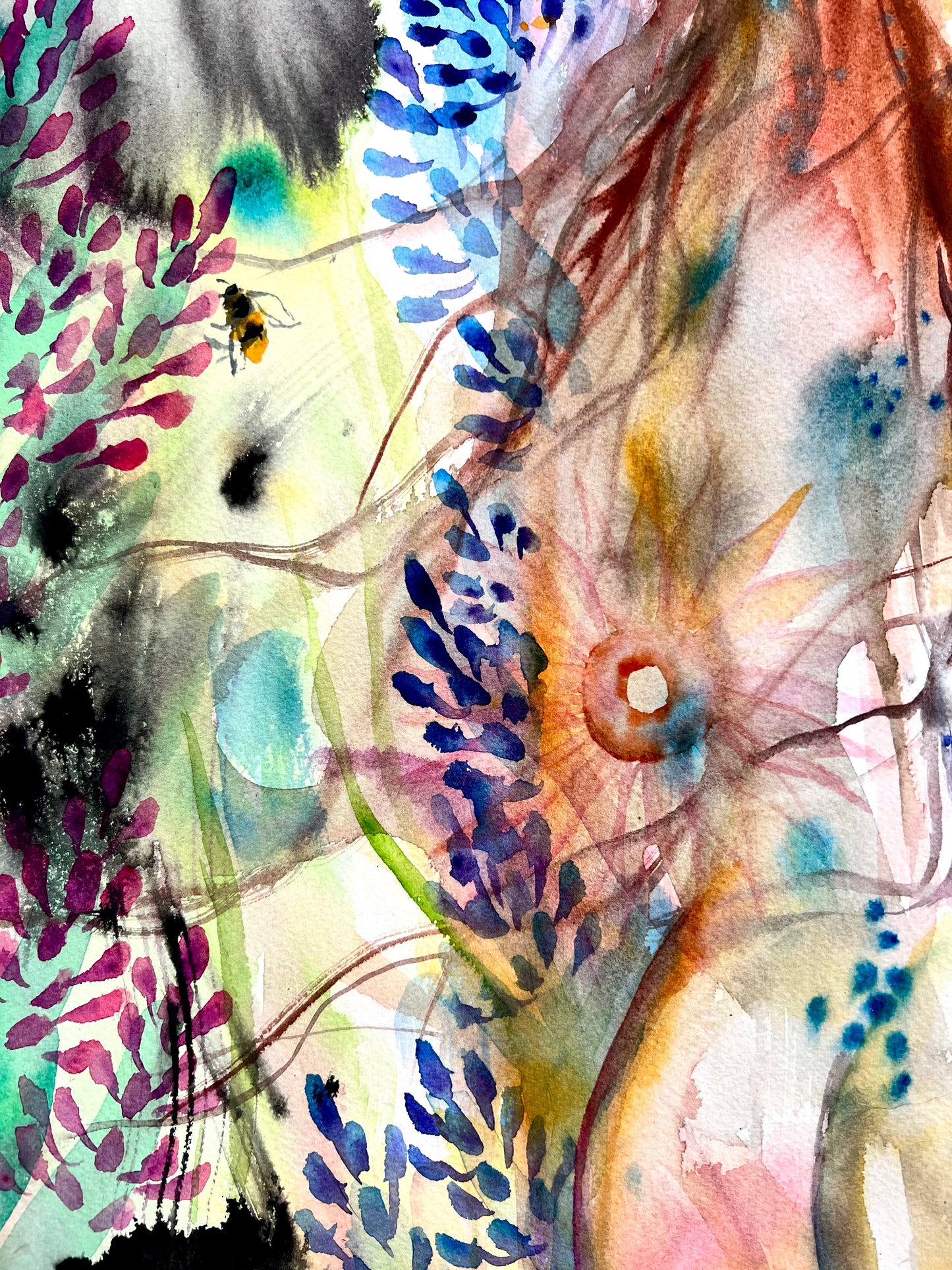 Original watercolor painting: Homecoming