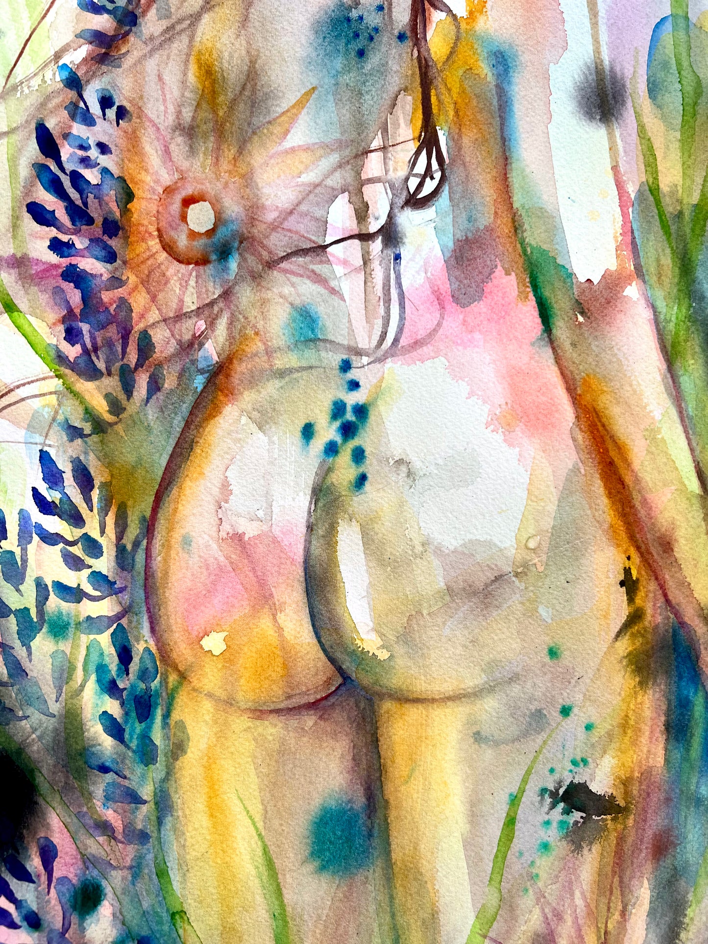 Original watercolor painting: Homecoming