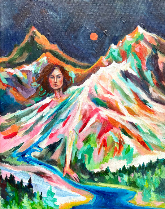 Original acrylic painting: Creators Of Wonder