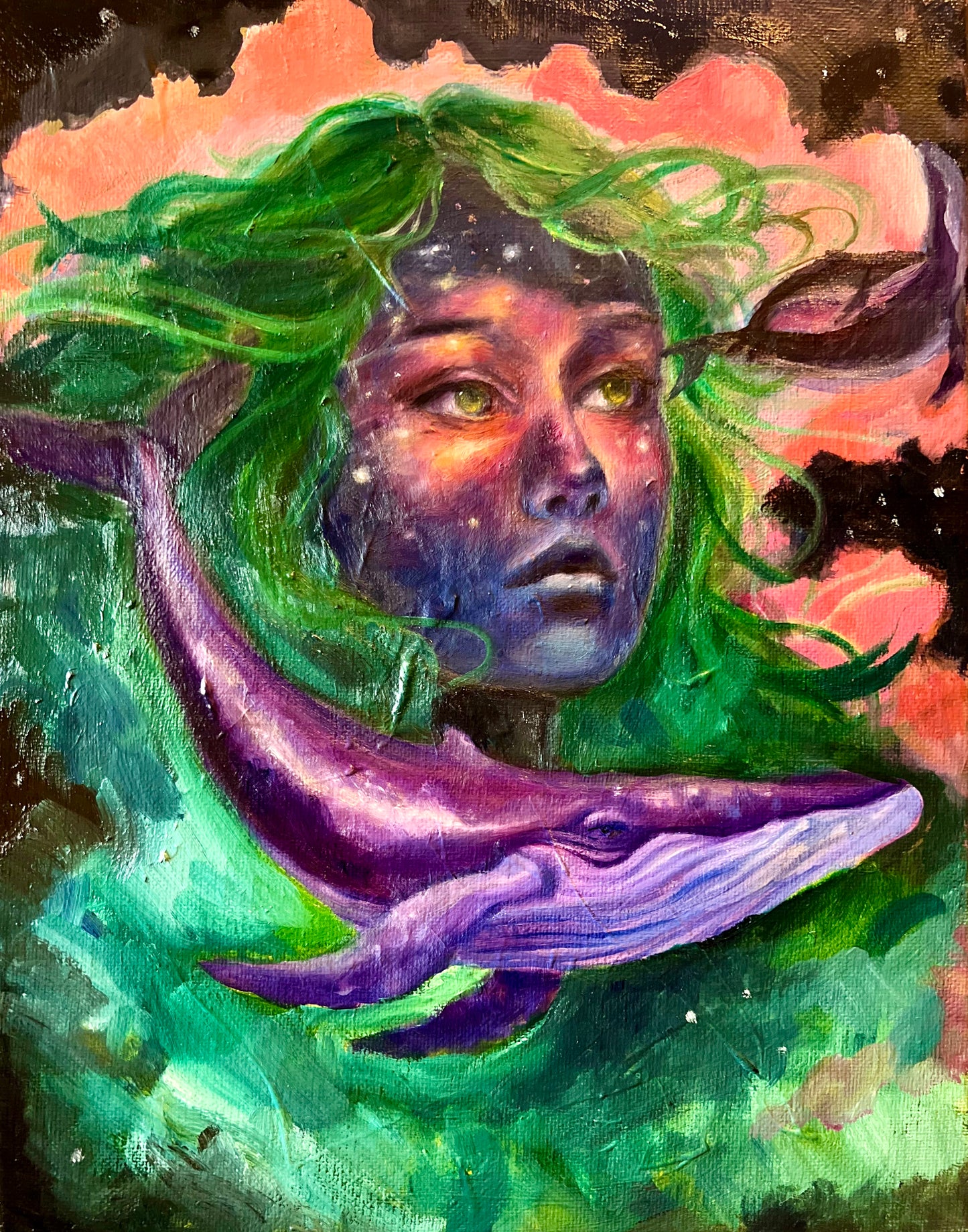 Original oil painting: Beyond This World