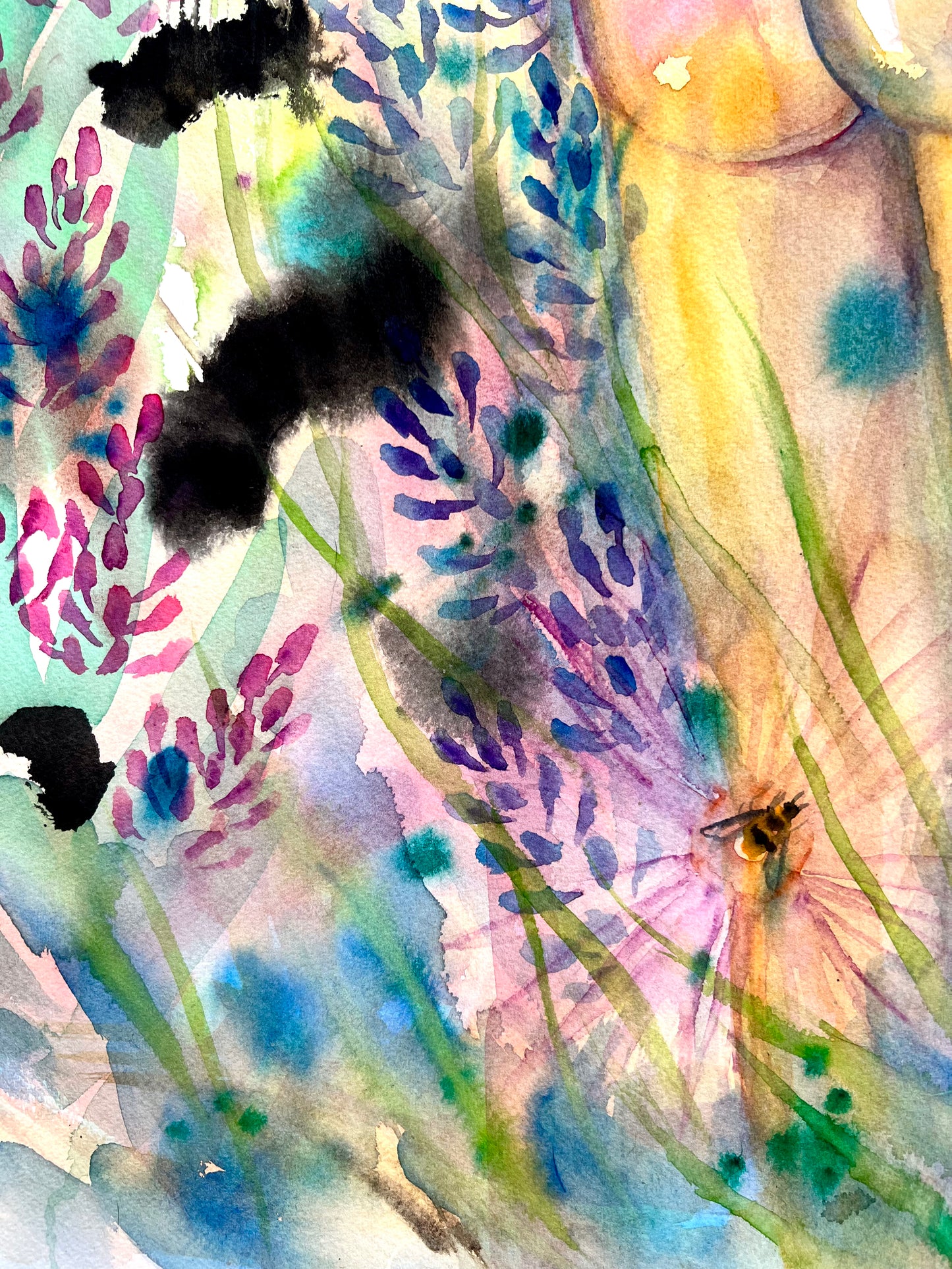 Original watercolor painting: Homecoming