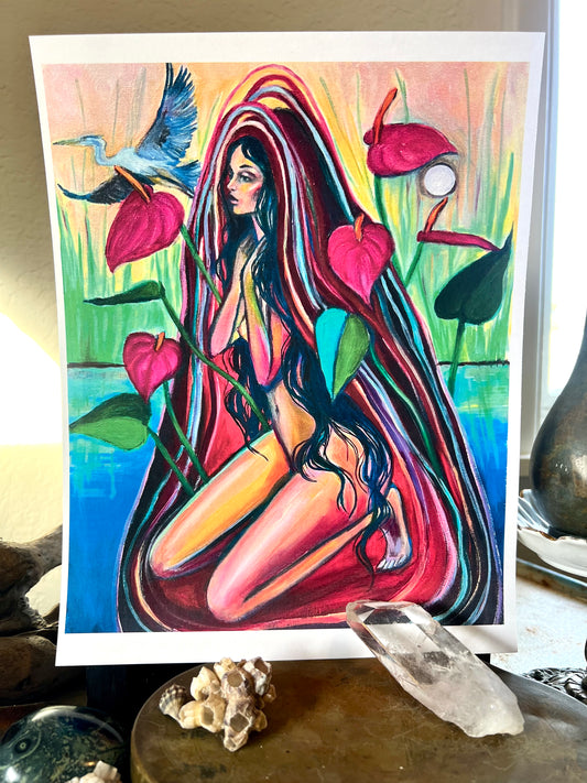 Oil painting print: Always With You