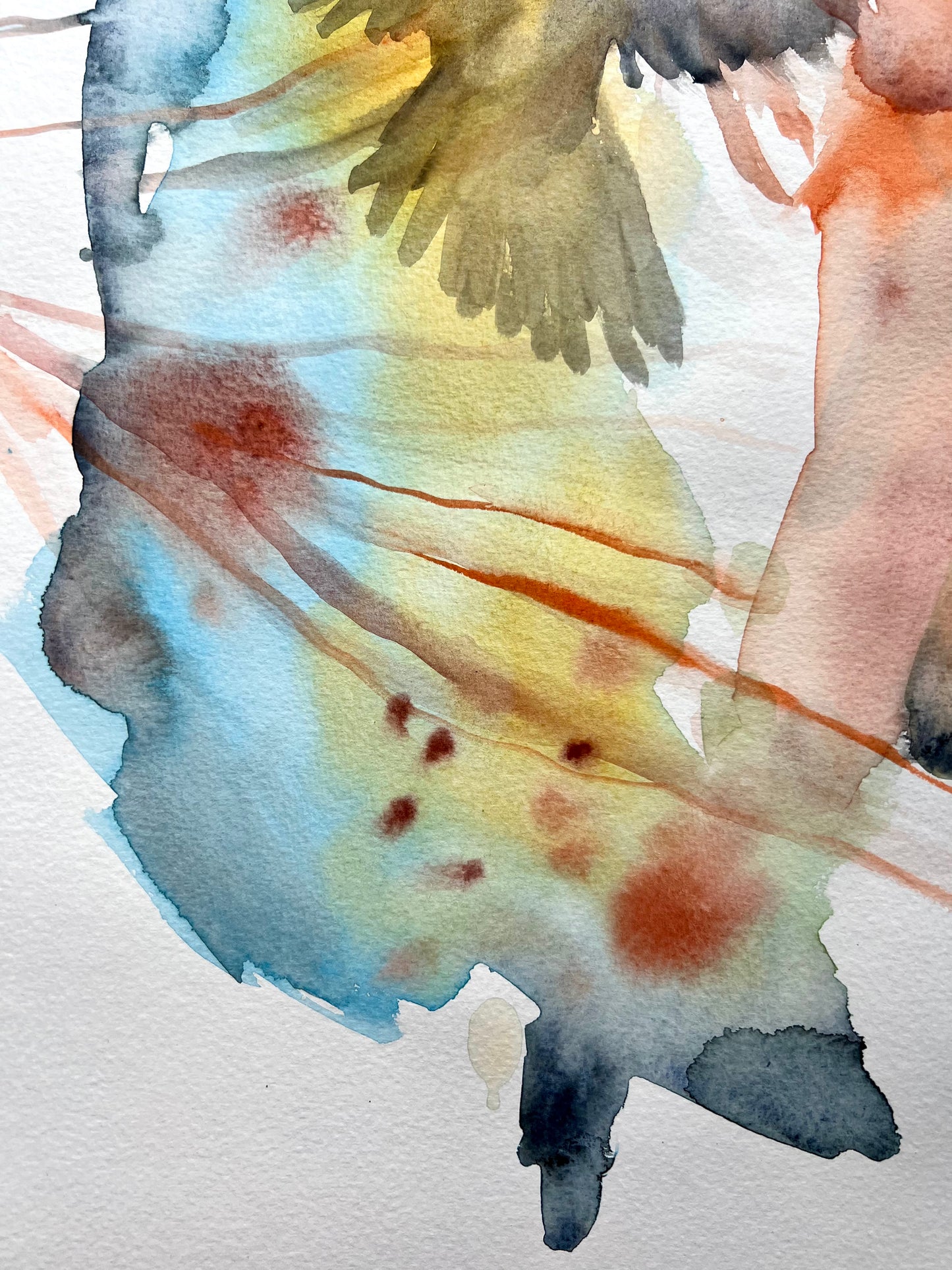 Original watercolor painting: Guided