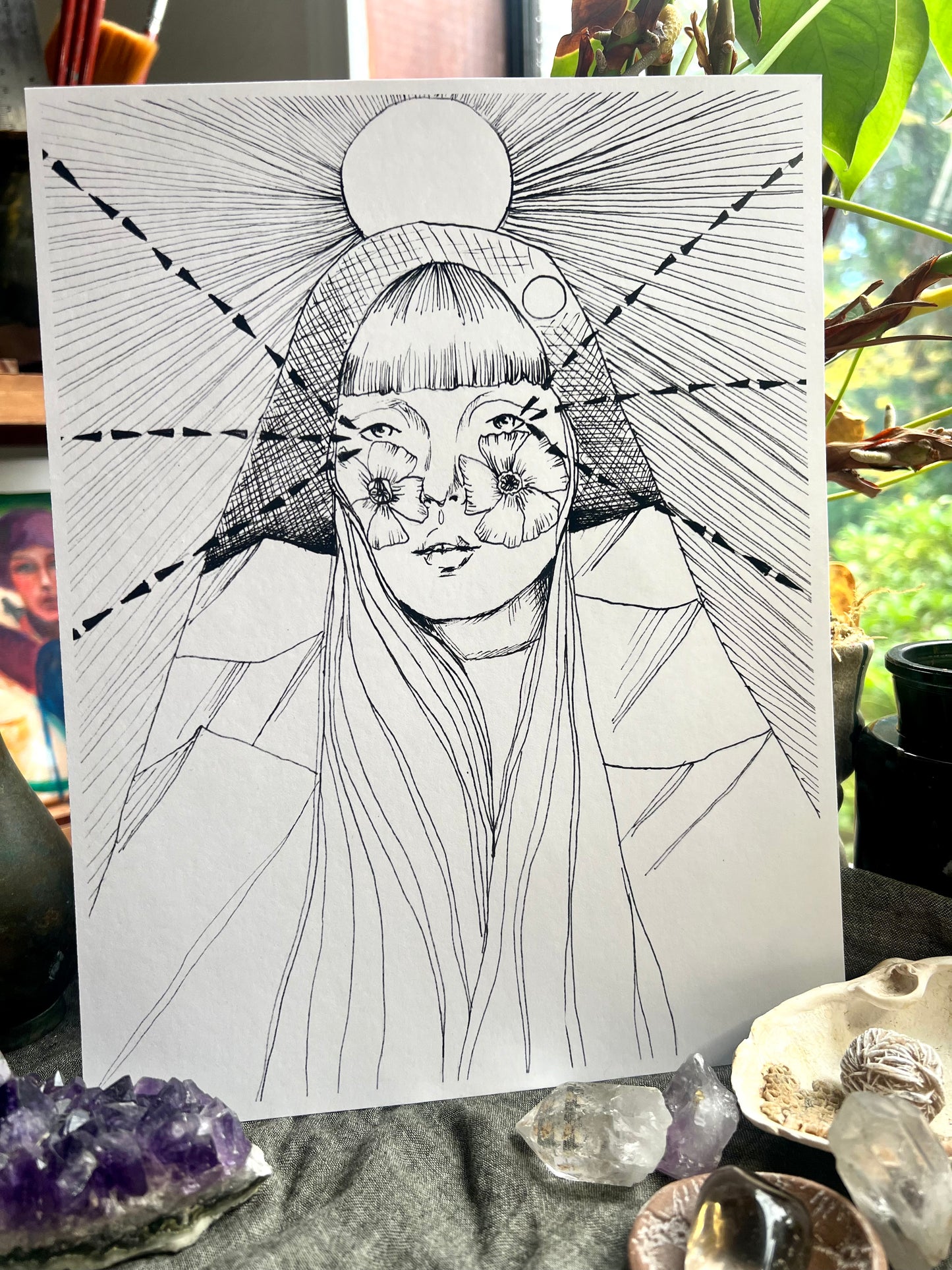 8.5x11 print: Justice And Beauty