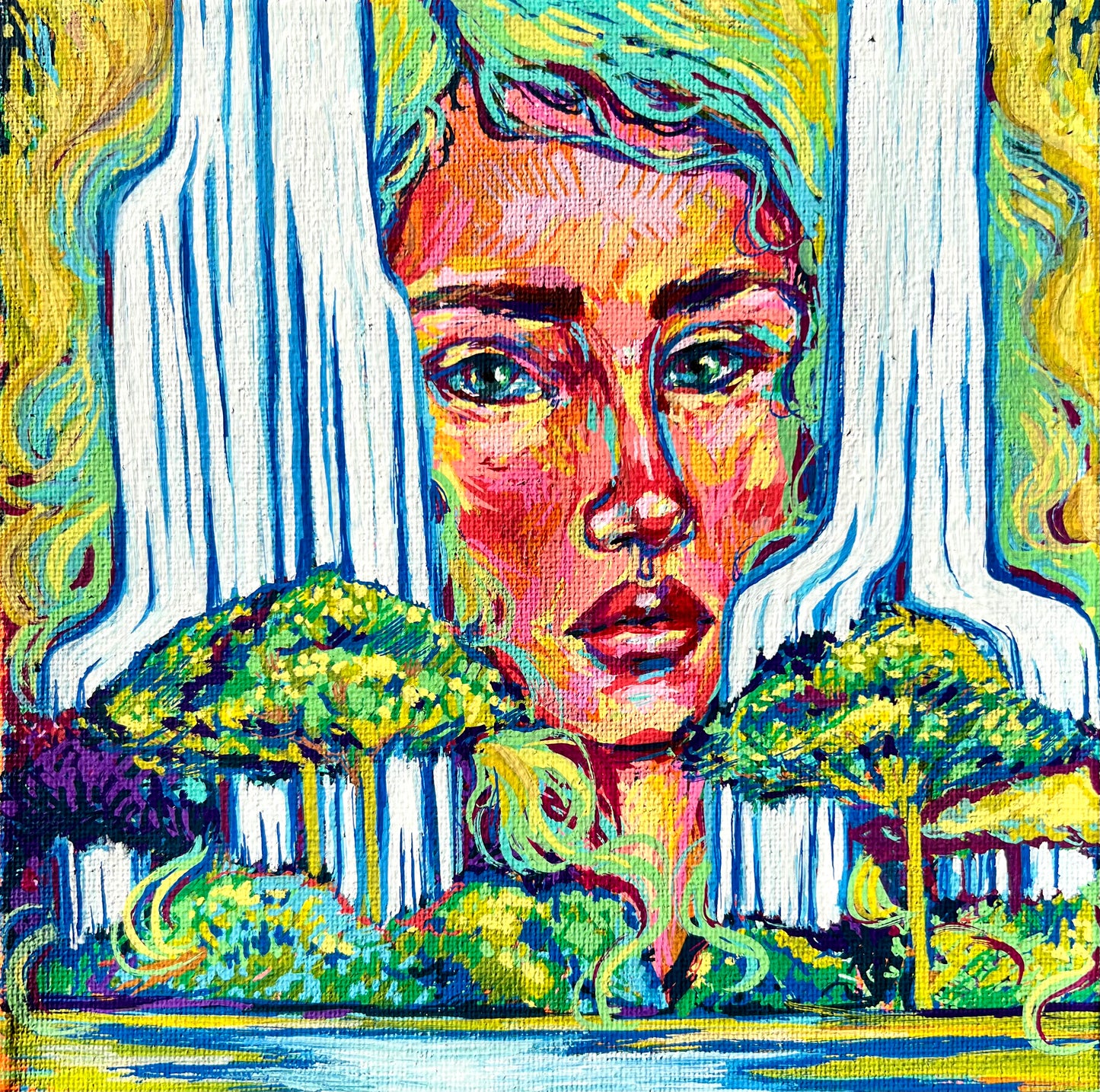 Orginal Posca painting: Protected Dreams