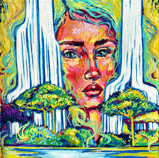 Orginal Posca painting: Protected Dreams