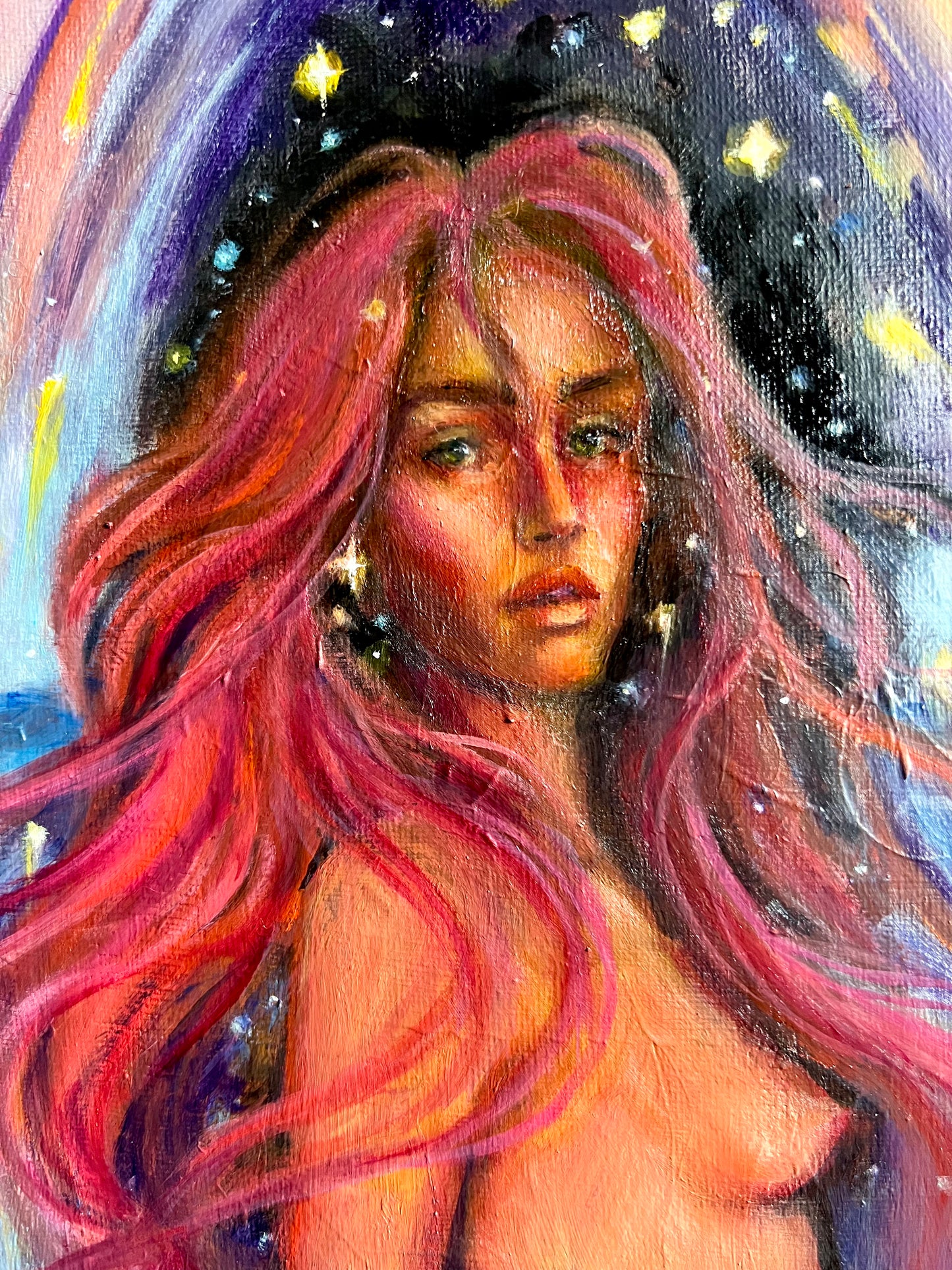 Original oil painting: The Portal To Truth