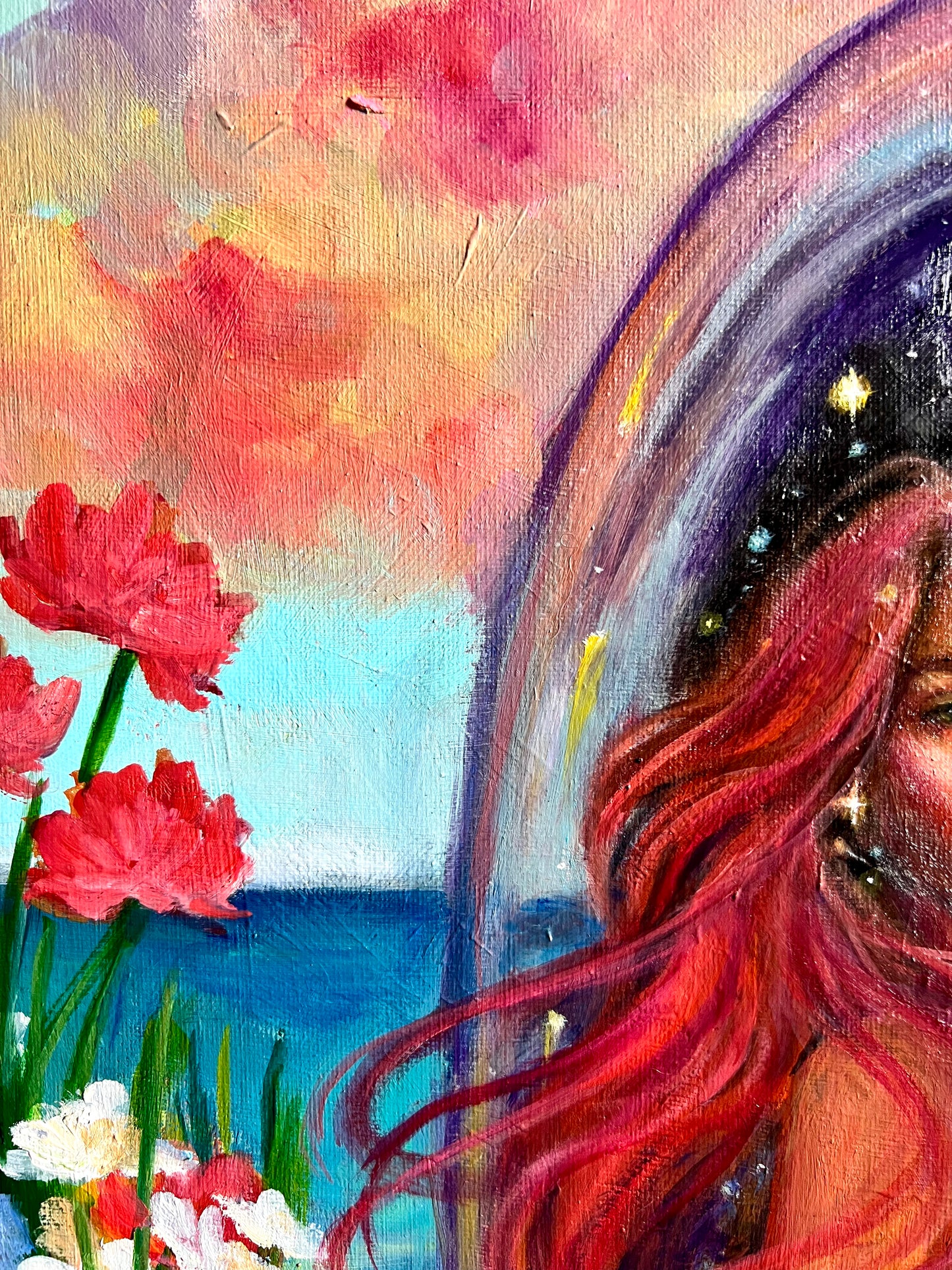 Original oil painting: The Portal To Truth