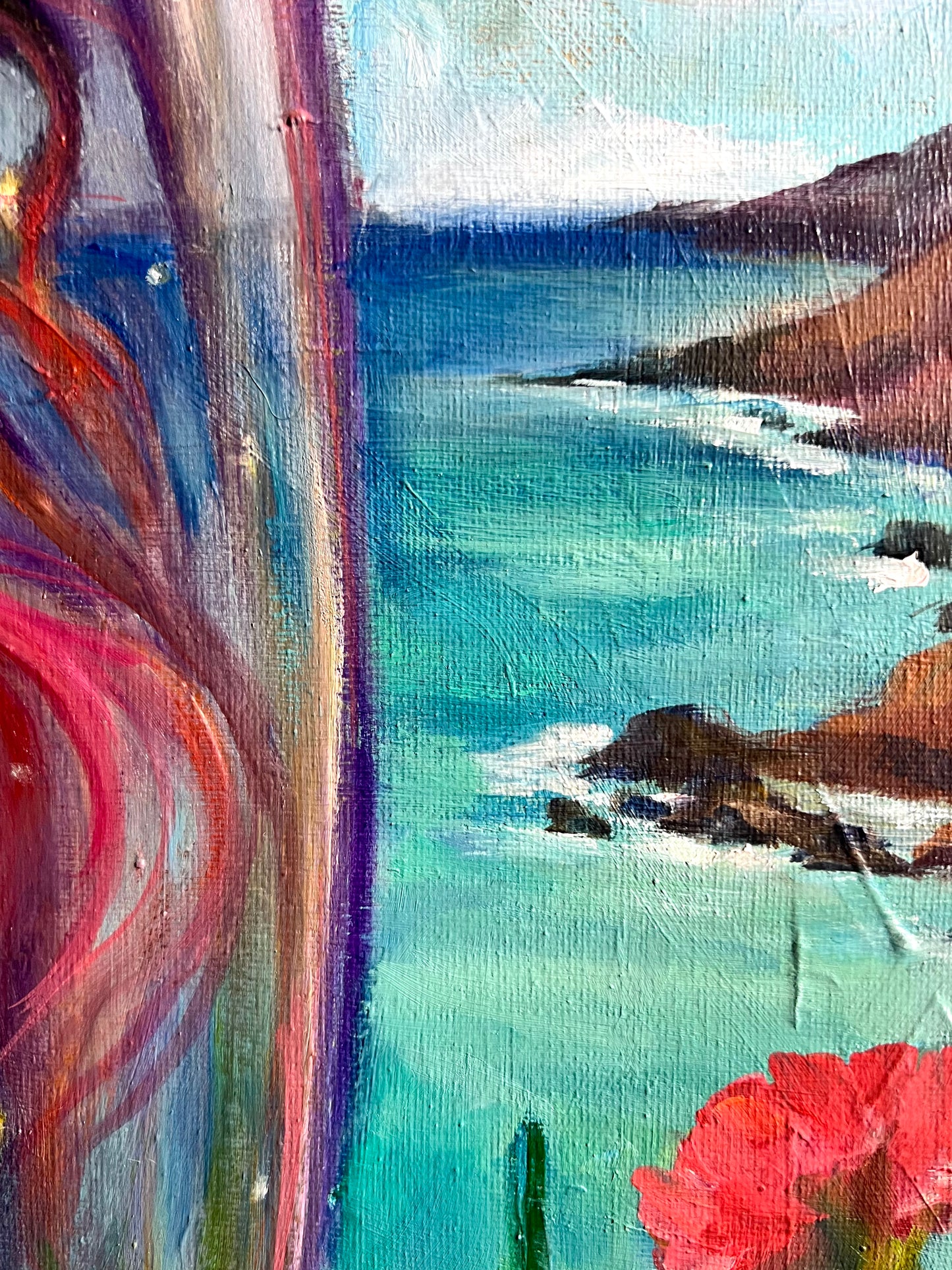 Original oil painting: The Portal To Truth