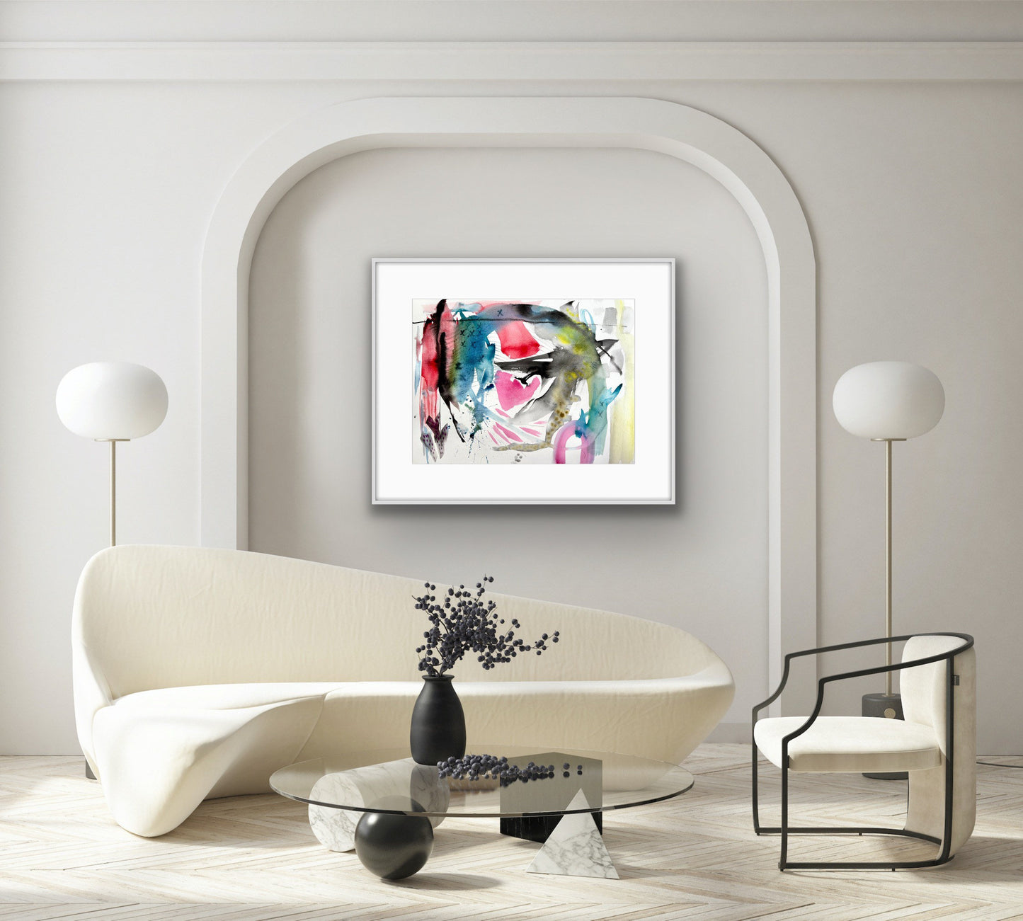 Original watercolor painting: Dream Space