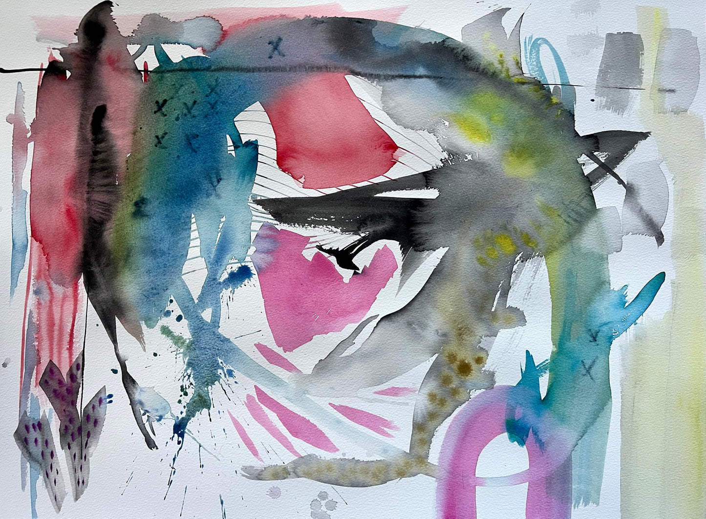 Original watercolor painting: Dream Space
