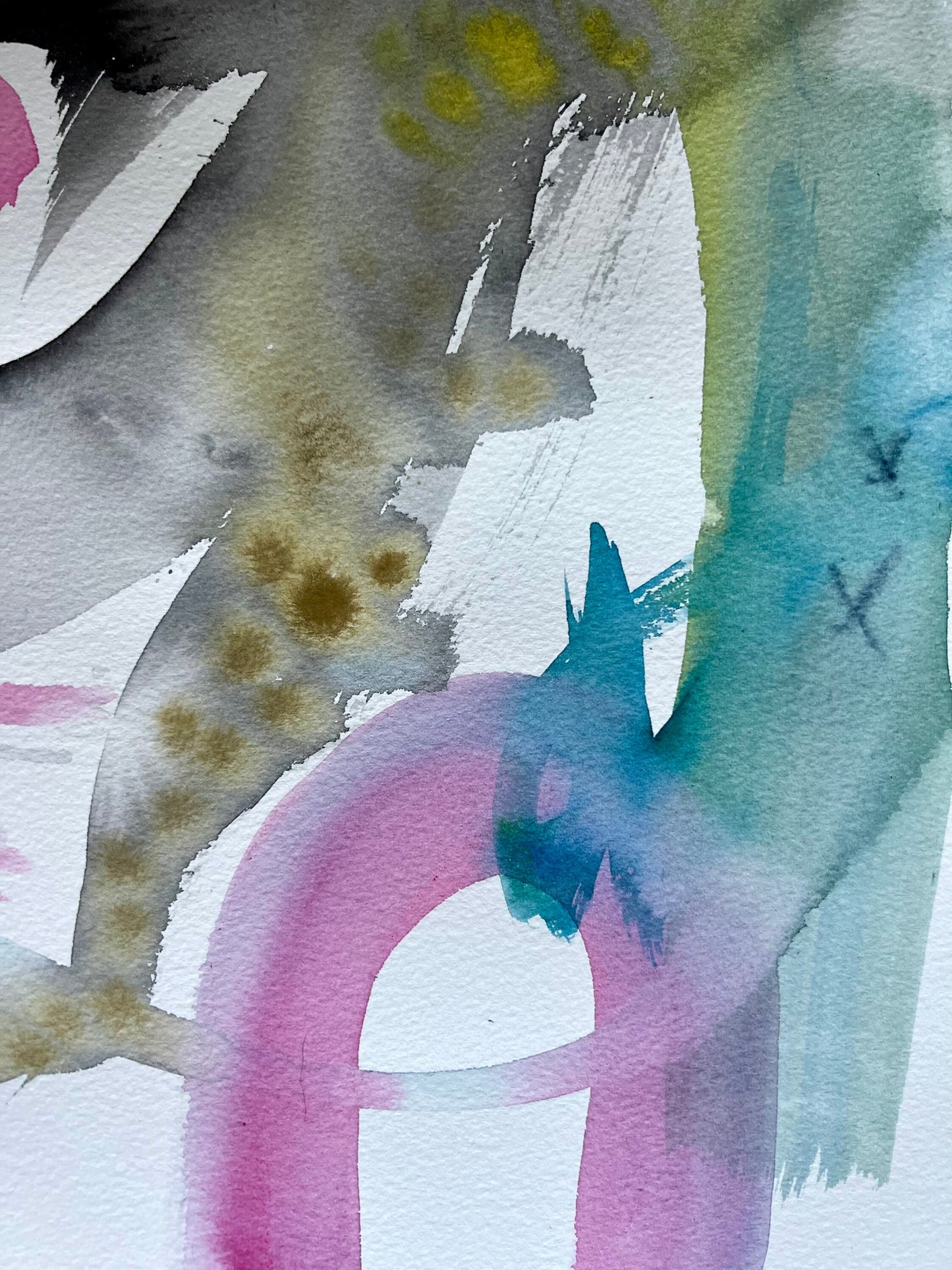 Original watercolor painting: Dream Space